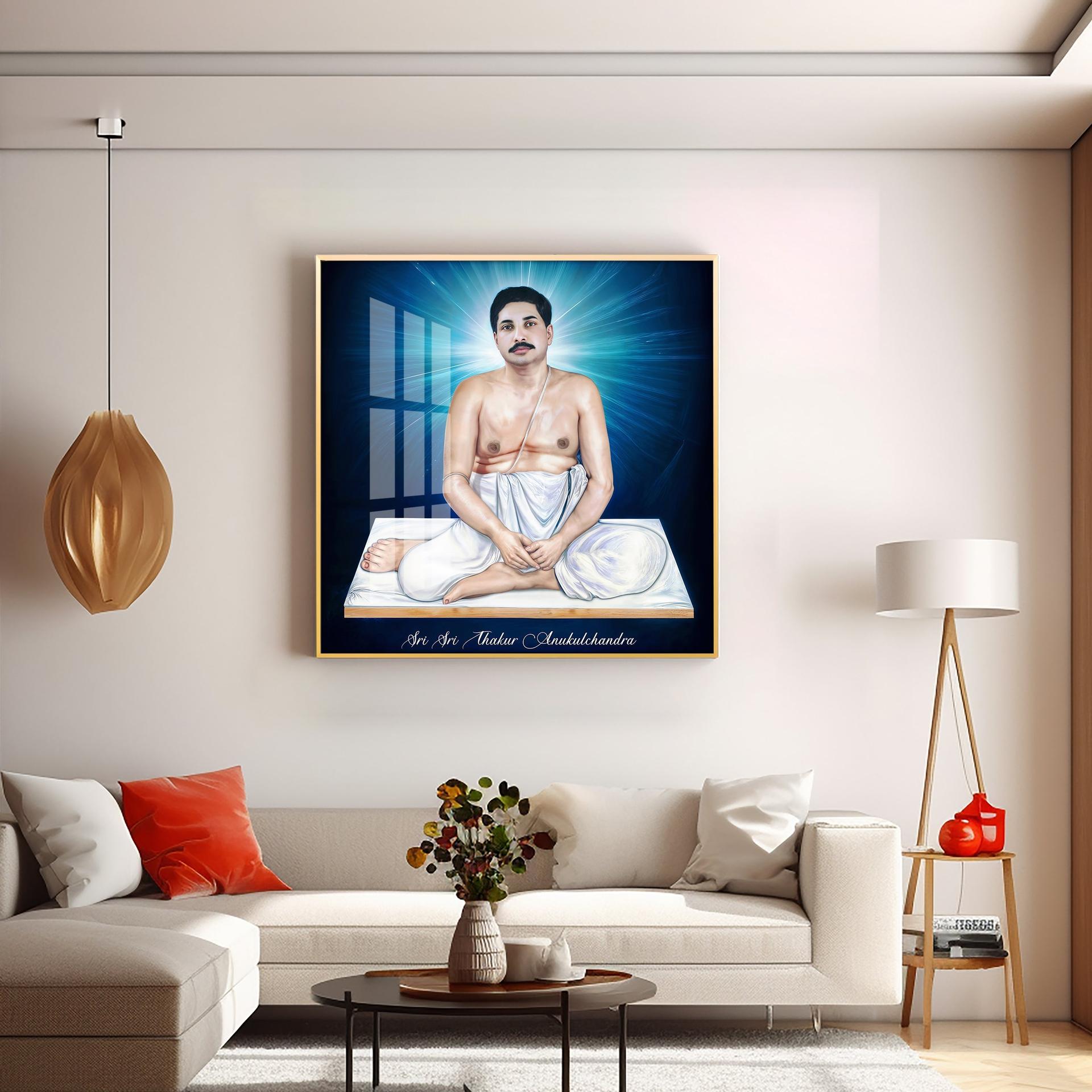Sri Sri Thakur Anukulachandra Premium Acrylic Wall Art - Image 5