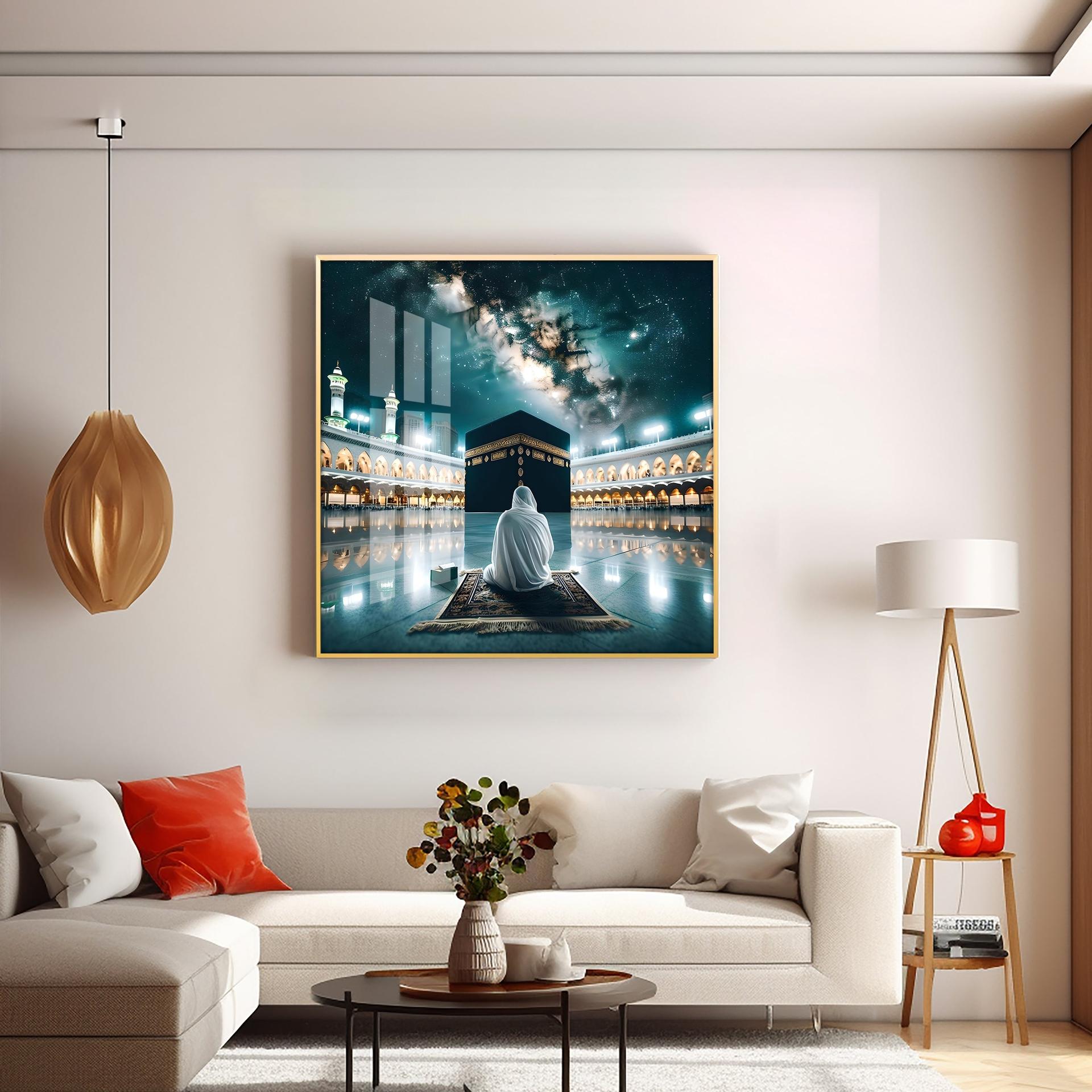 Kaaba Mecca Premium Acrylic Square Wall Art - Image 10