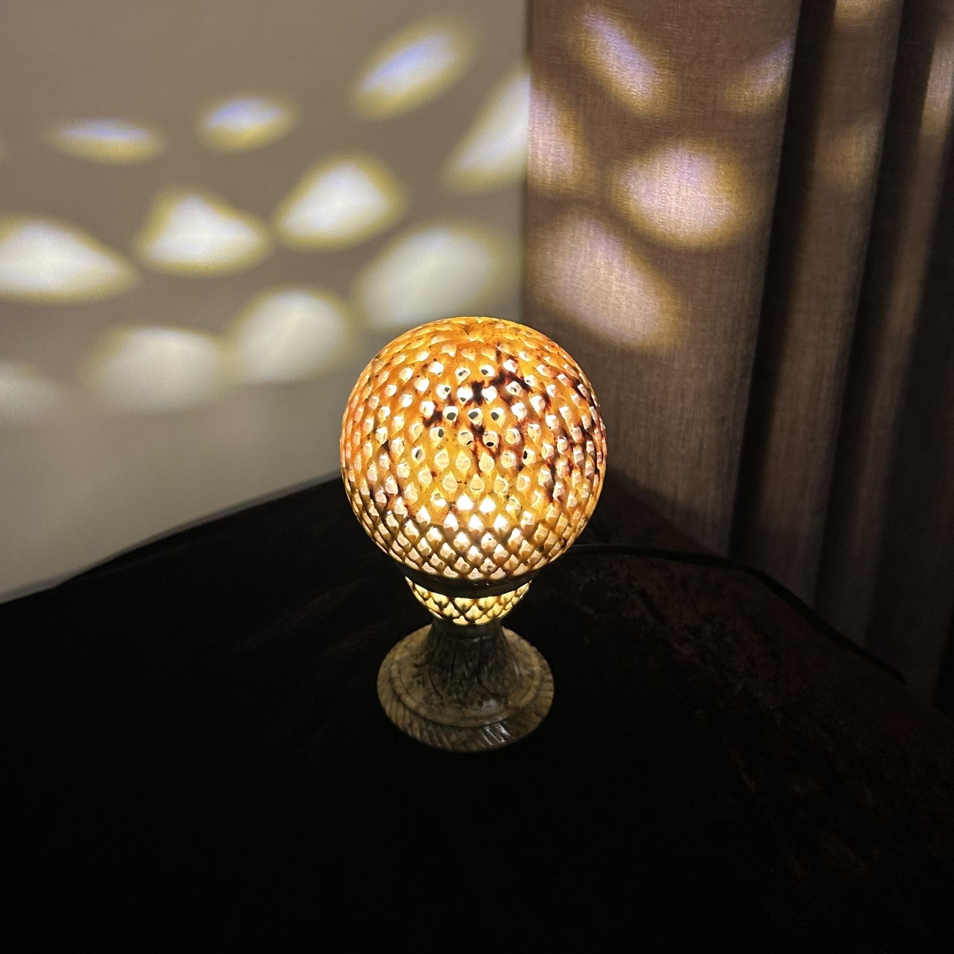 Hand-Carved Stone Lamps - Image 6