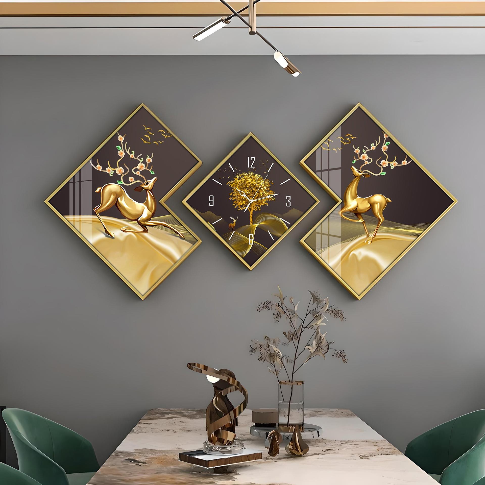 Dancing Deer Premium Acrylic Wall Clock - Image 5