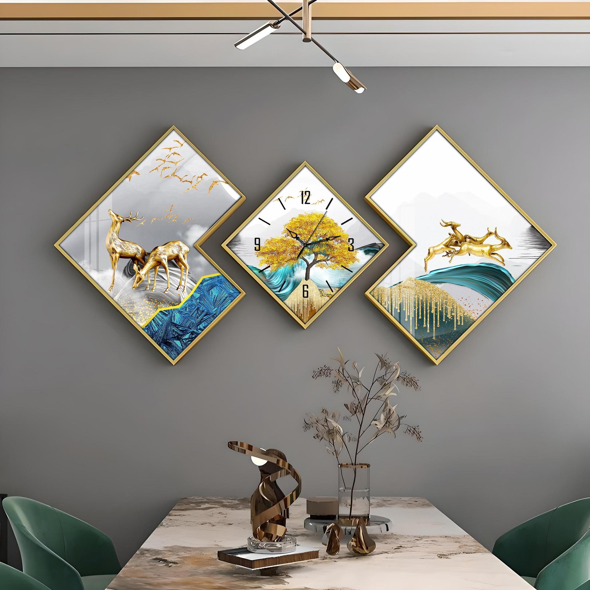 Golden Tree Premium Acrylic Wall Clock - Image 4