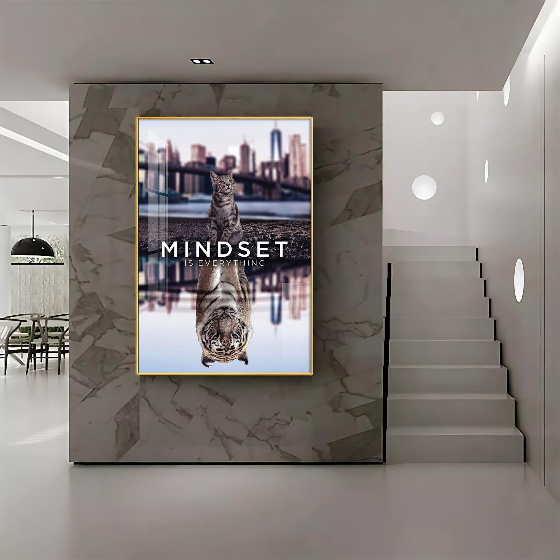 Mindset Is Everything Premium Acrylic Vertical Wall Art - Image 4