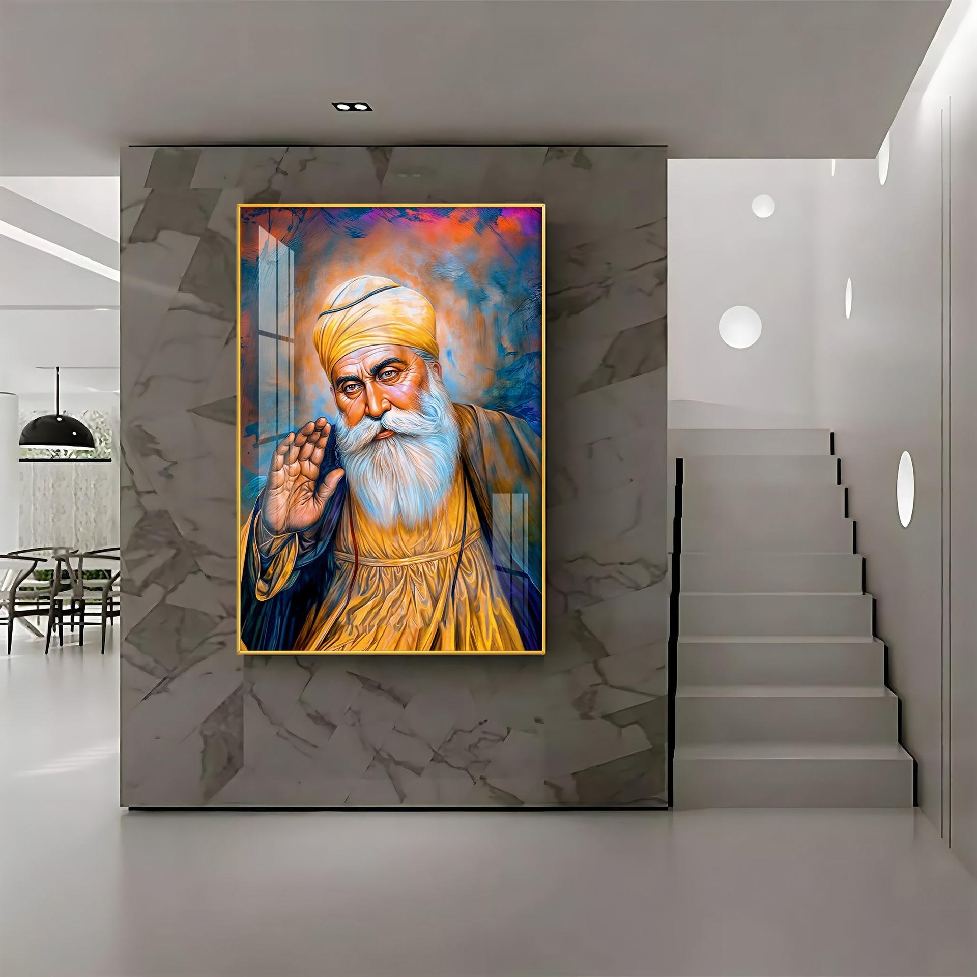 Divine Guru Ji Premium Vertical Acrylic Wall Art - Image 7