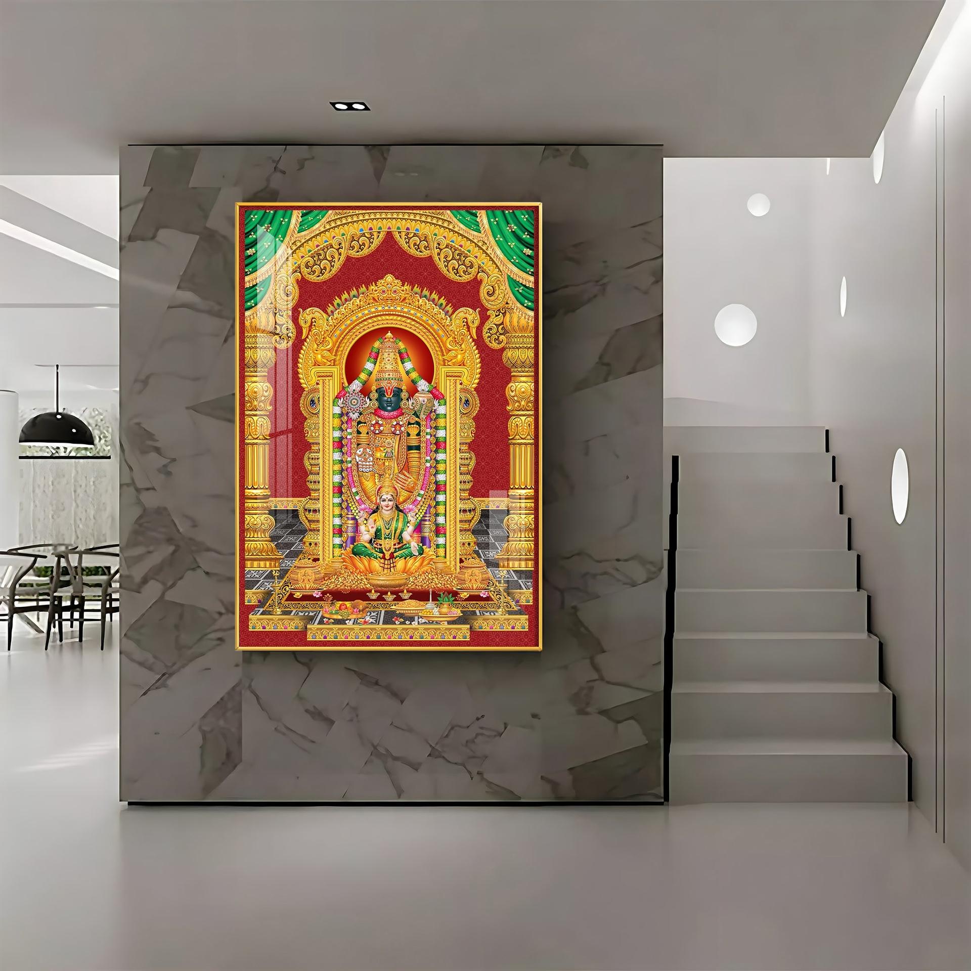Lord Balaji Essence Premium Acrylic Vertical Wall Art - Image 7