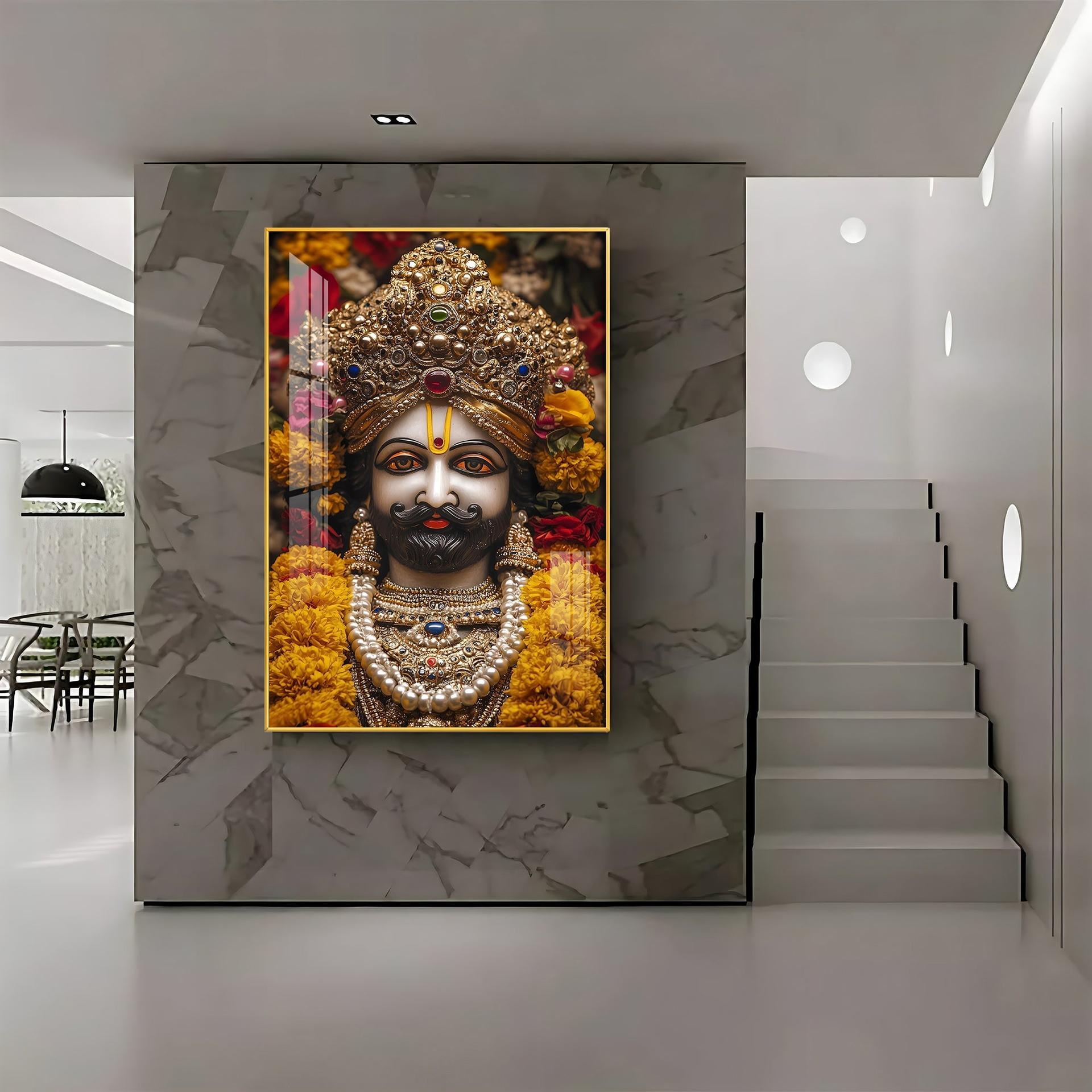 Shree Khatu Shyam Premium Vertical Acrylic Wall Art - Image 6