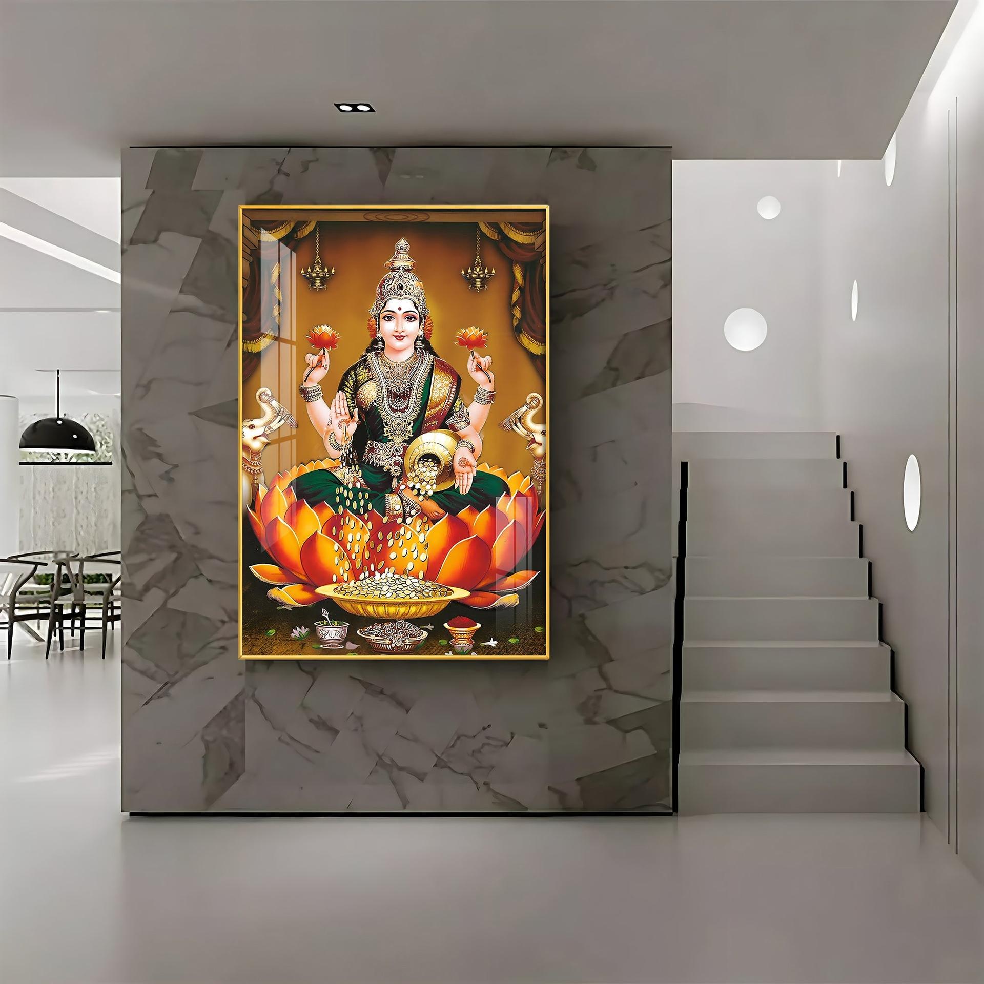 Goddess In Tranquility Premium Vertical Acrylic Wall Art - Image 7