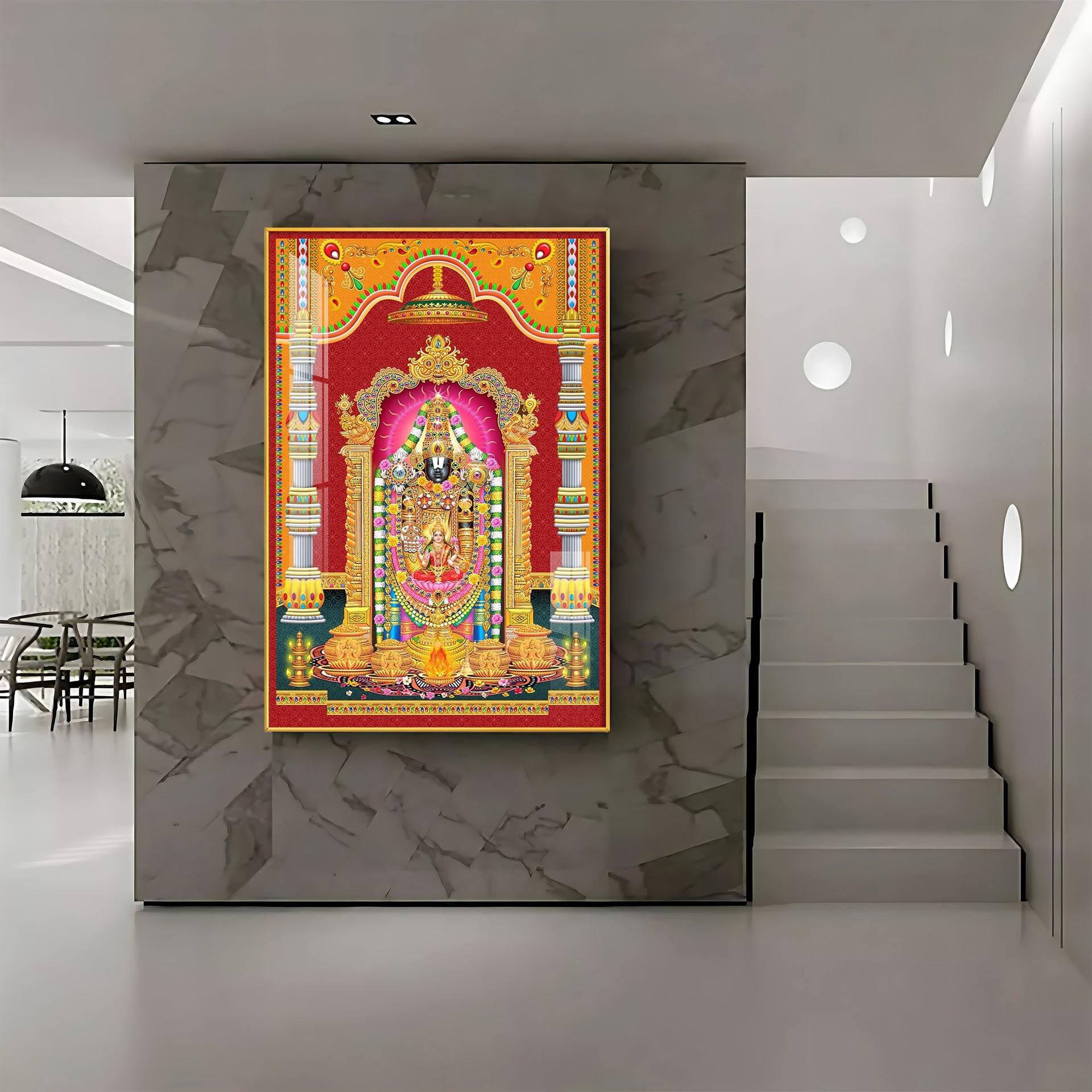 Narayana Blessing Premium Acrylic Vertical Wall Art - Image 5