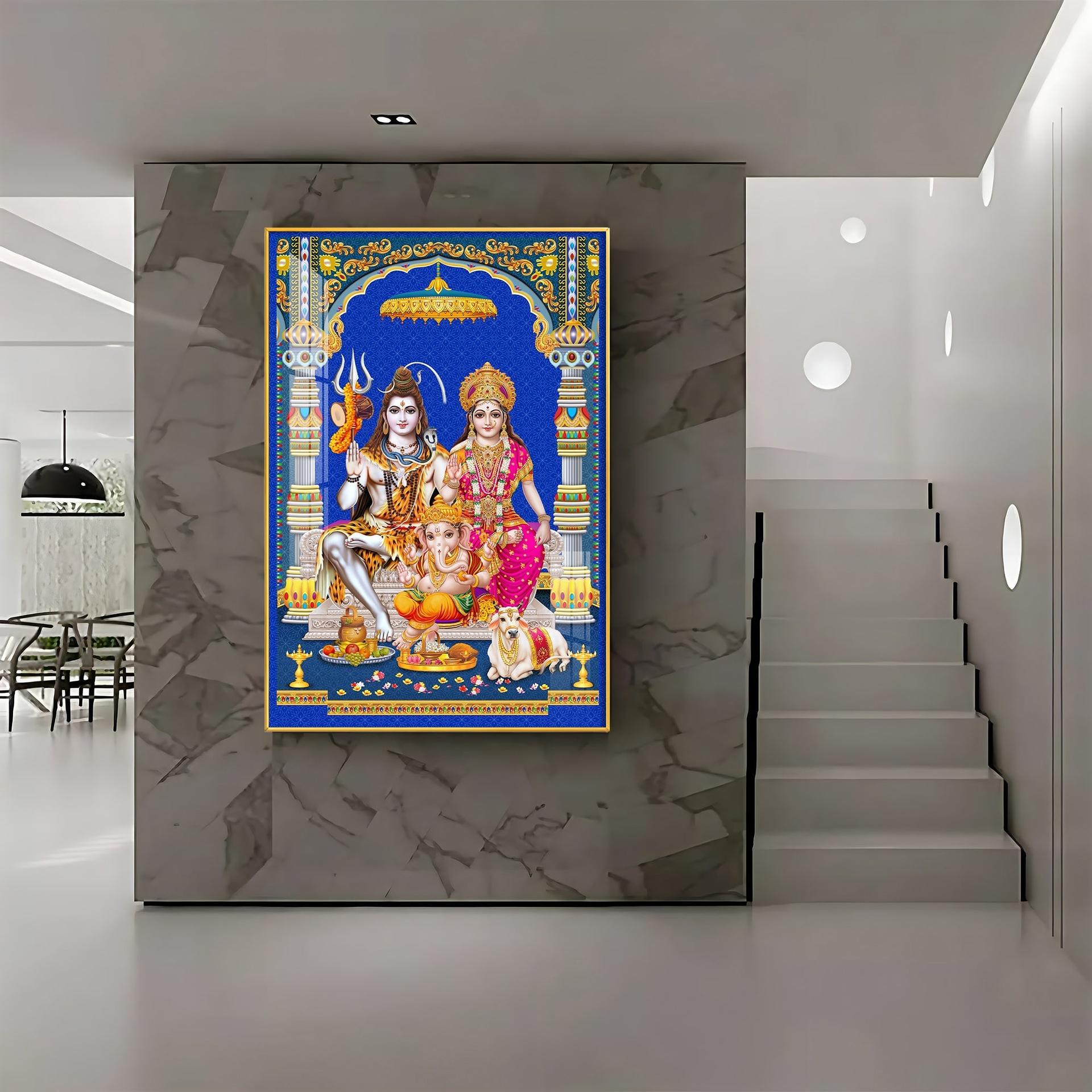 Divine Harmony Premium Acrylic Vertical Wall Art - Image 5