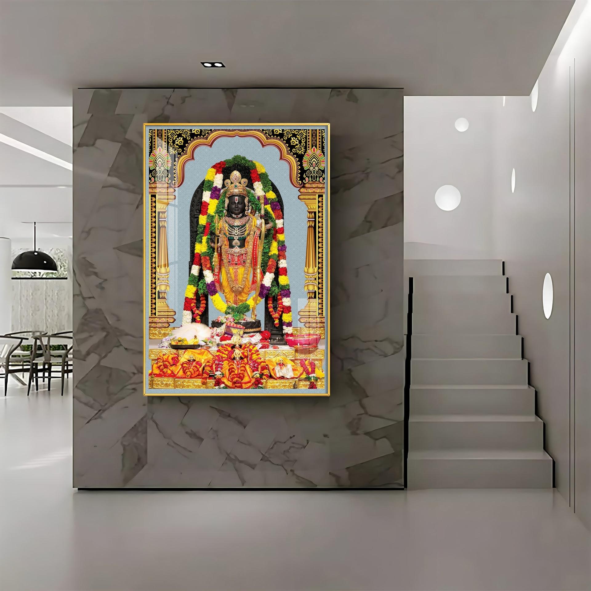 Divine Blossom Rama Premium Acrylic Vertical Wall Art - Image 6