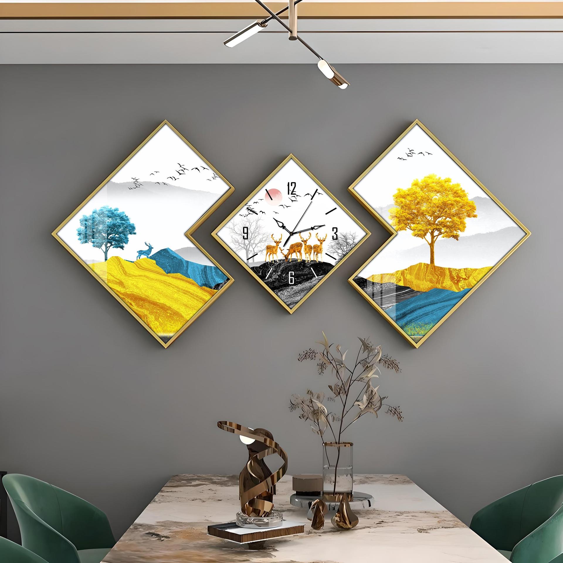 Forest Landscape Premium Acrylic Wall Clock - Image 5