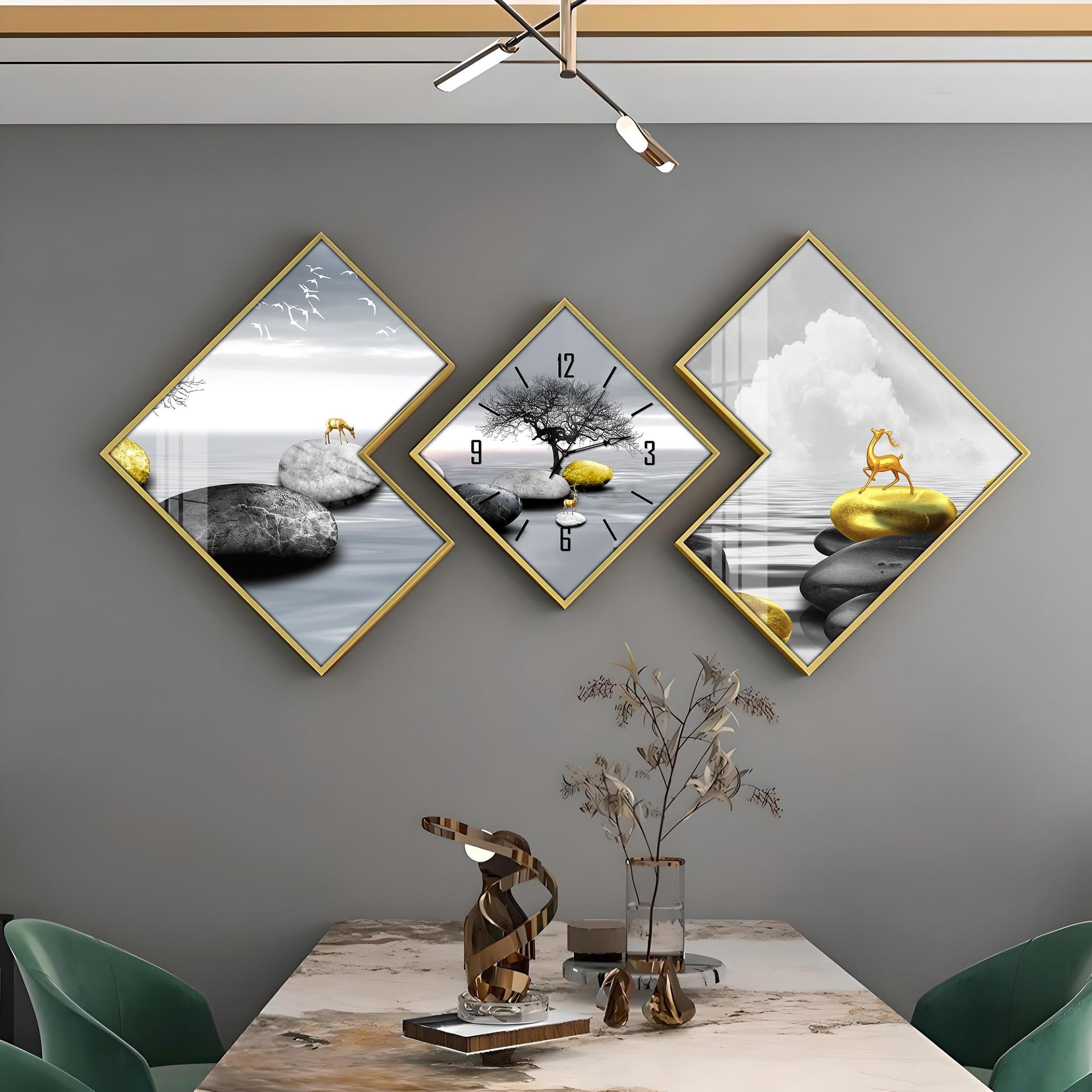 Magical Stones Premium Acrylic Wall Clock - Image 12