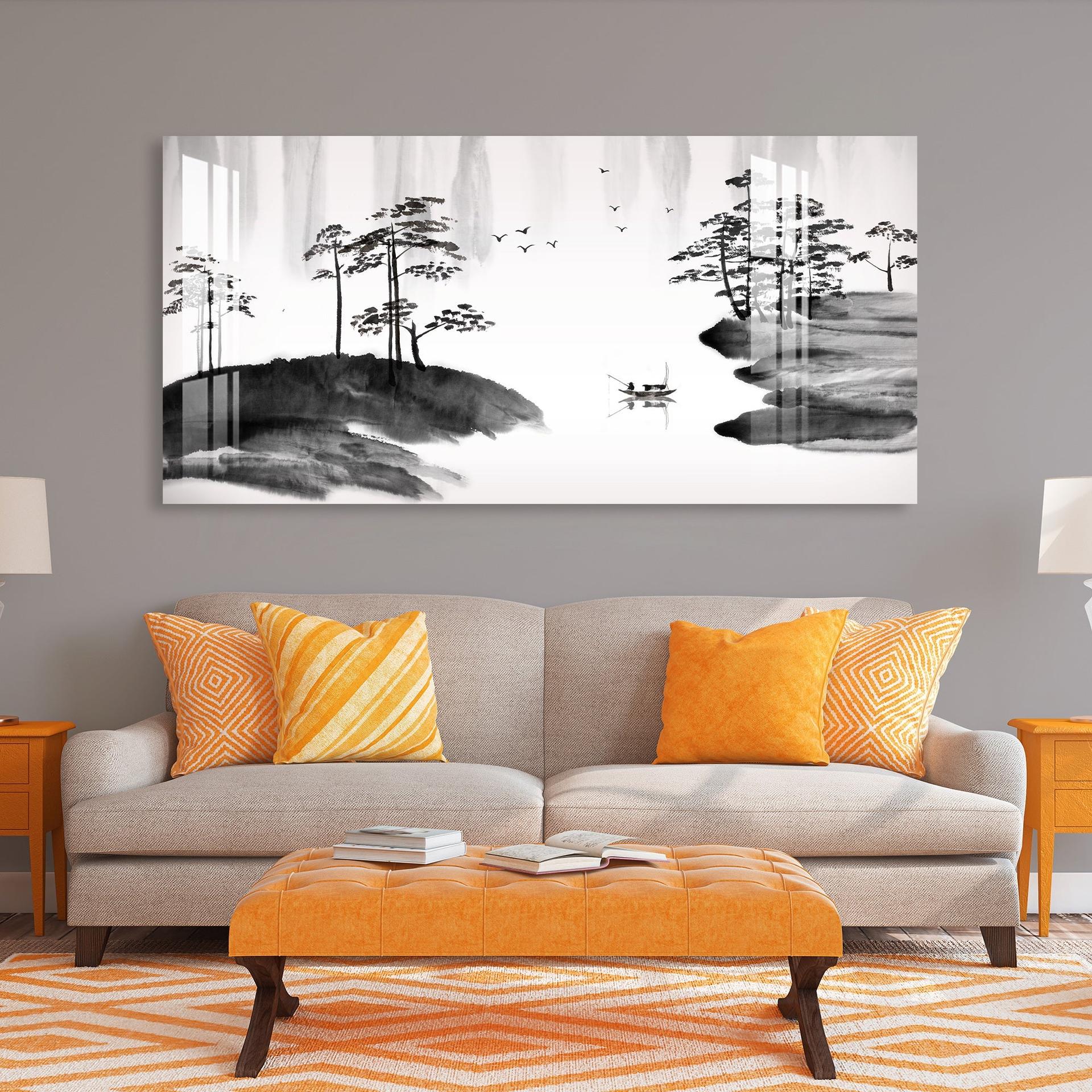 A Man & The Forest Acrylic Wall Art - Image 5