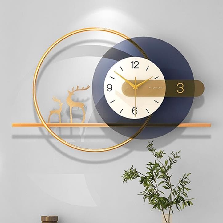Deer Wall Clock Art