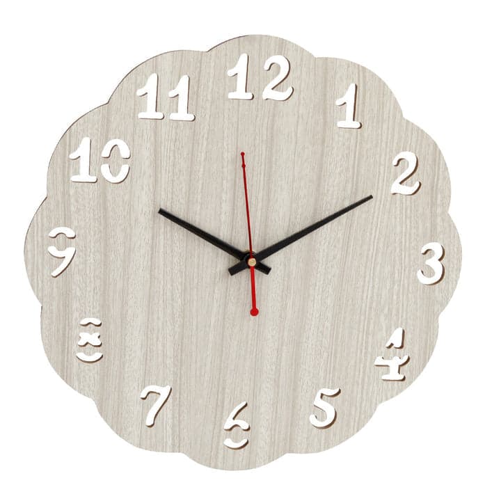 Wooden Wood Carving Wall Clock For Home, Hall, Bedroom, Living Room & Office