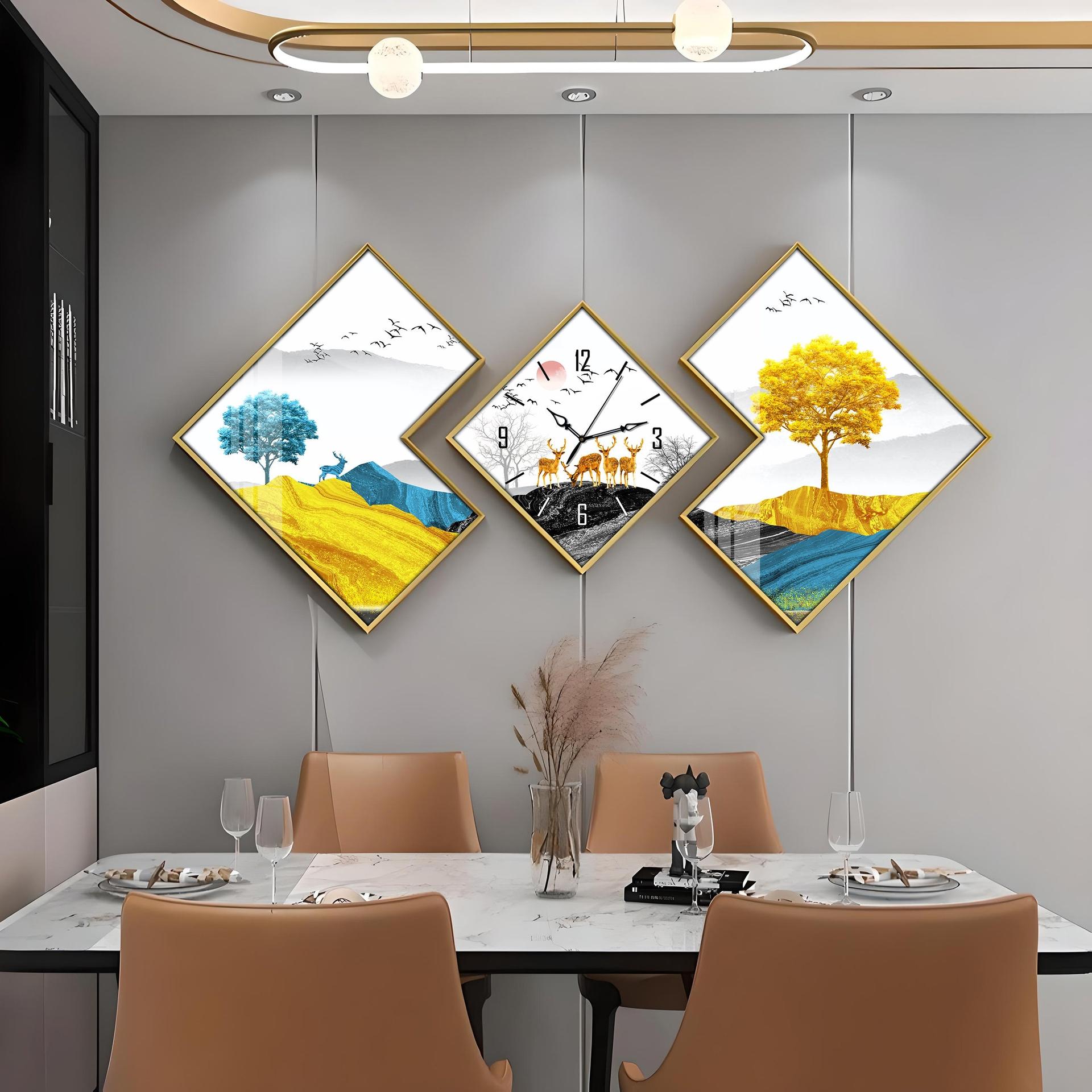 Forest Landscape Premium Acrylic Wall Clock - Image 10