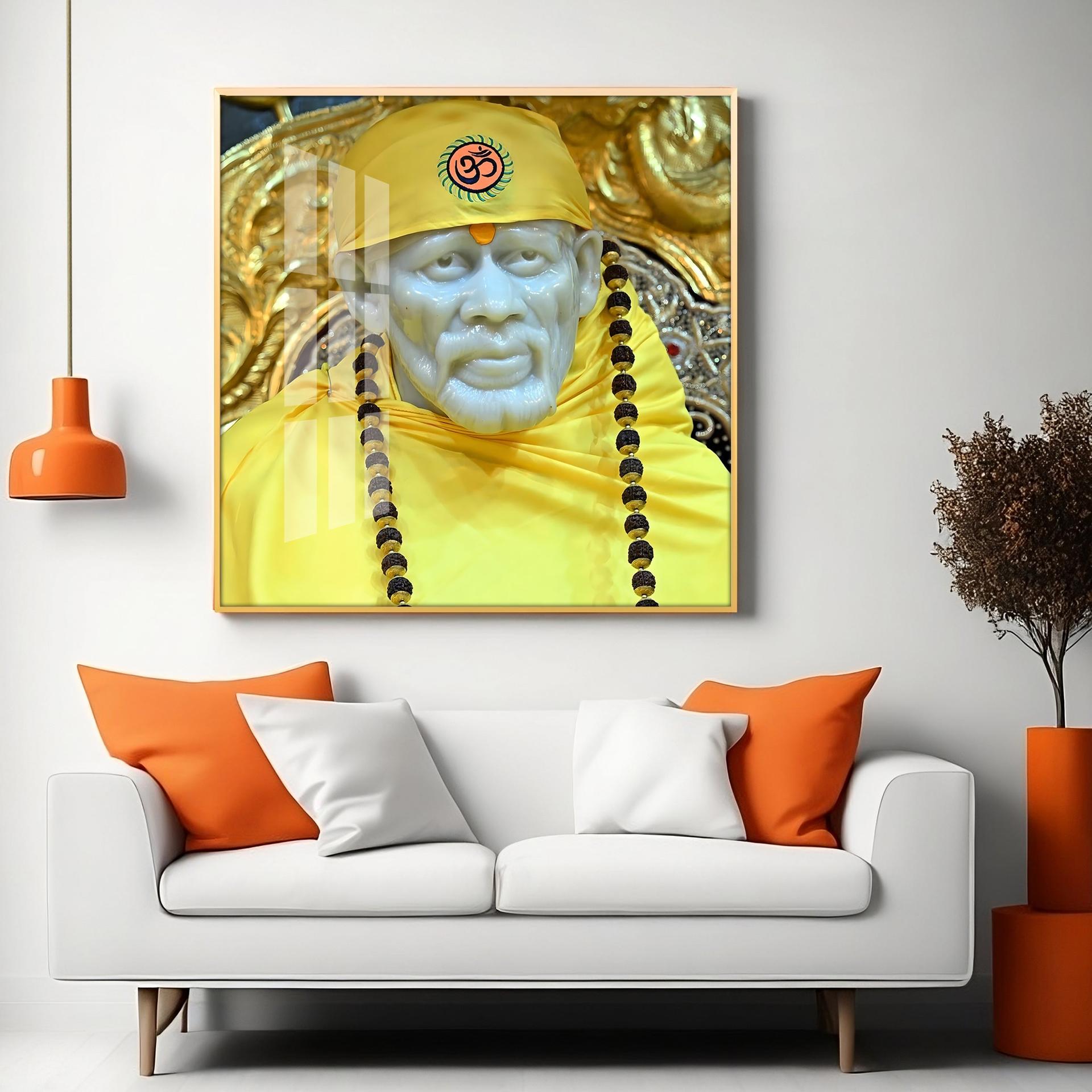 Jai Shree Sai Premium Acrylic Square Wall Art - Image 5