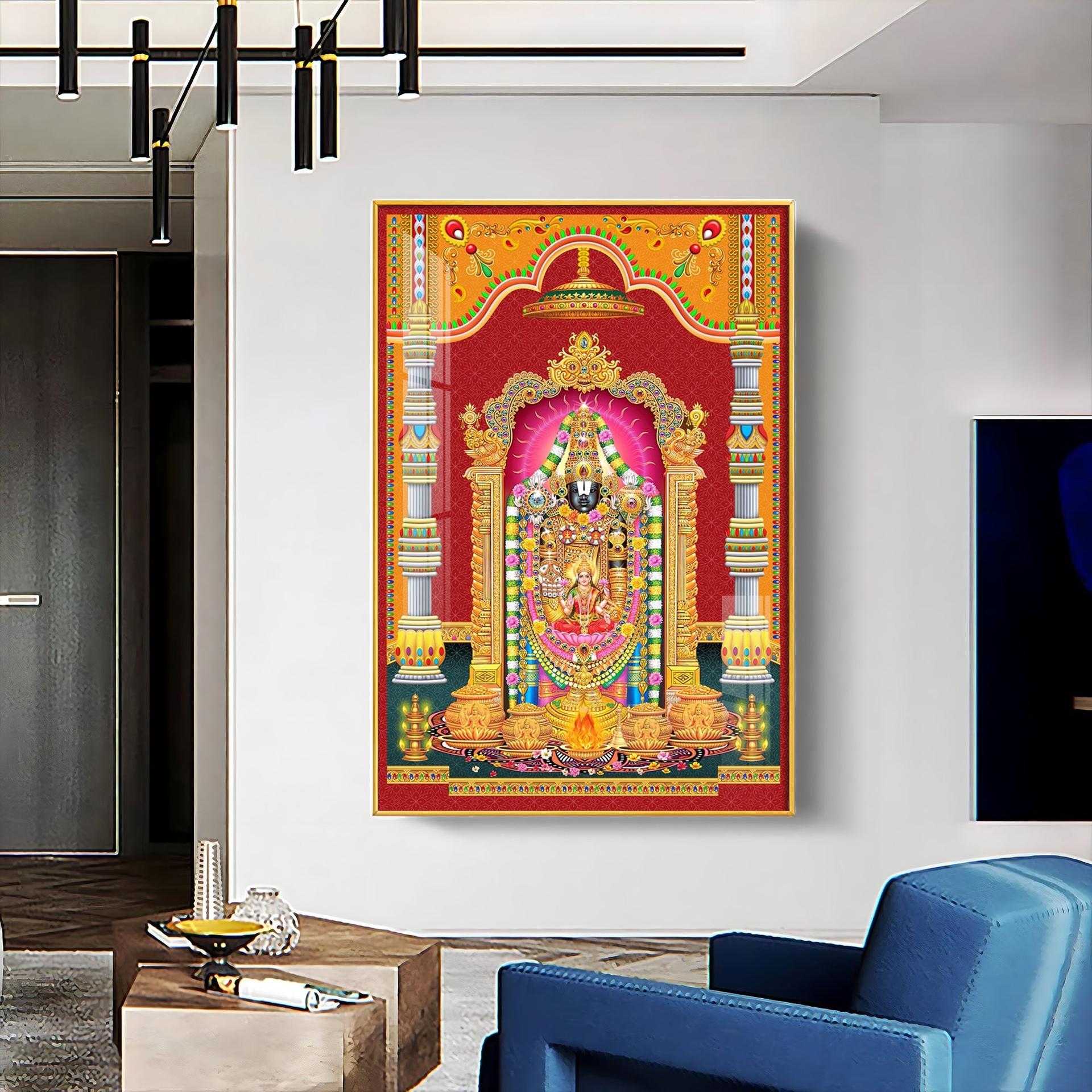 Narayana Blessing Premium Acrylic Vertical Wall Art - Image 6