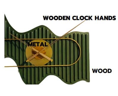 Modern And Unique Design Silent Wall Clock - Image 5