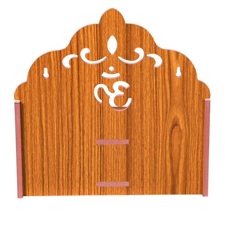 Handmade Beautiful Wooden Temple Wall Hanging And Table Top Home Temple - Image 21