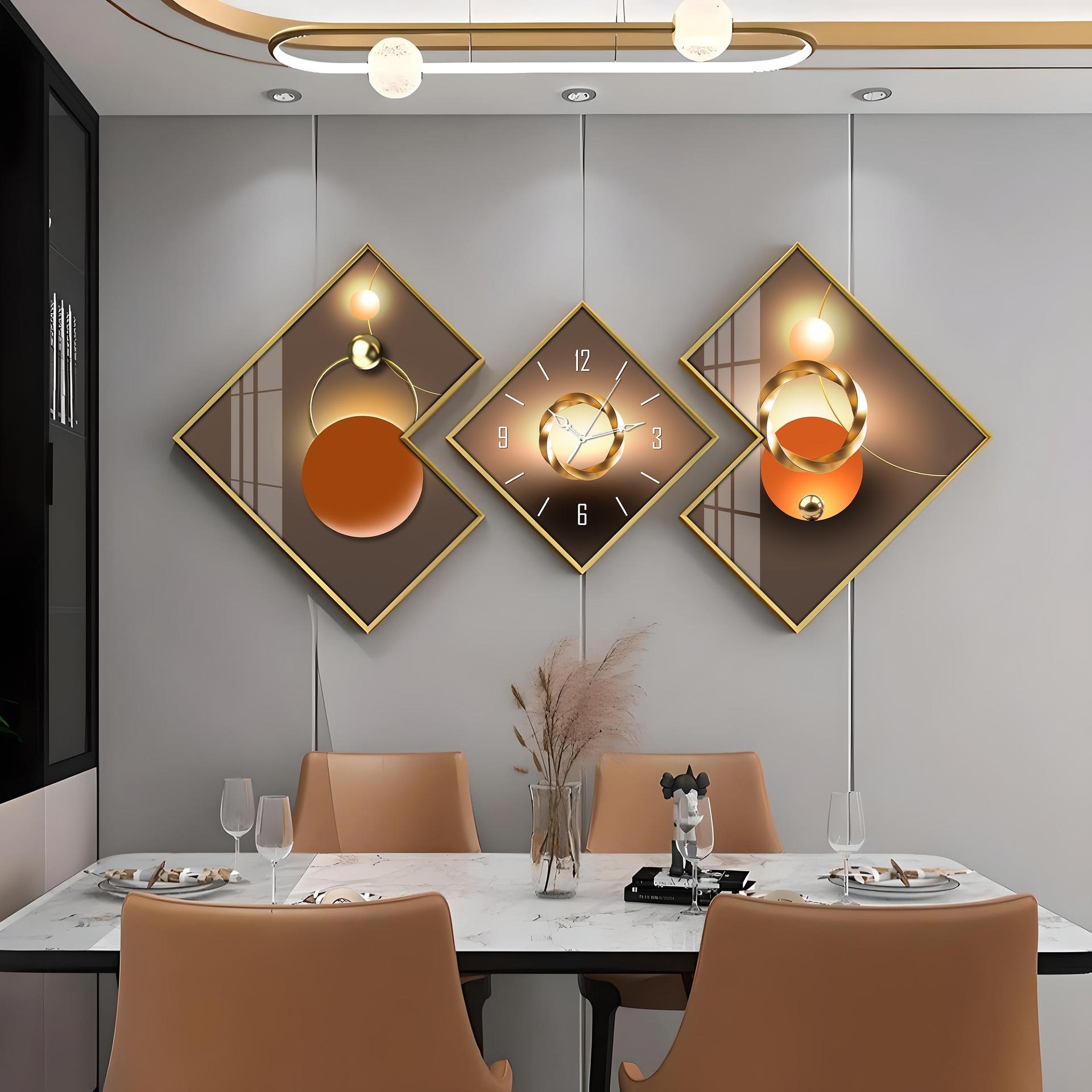 Illuminating Rings Premium Acrylic Wall Clock - Image 10