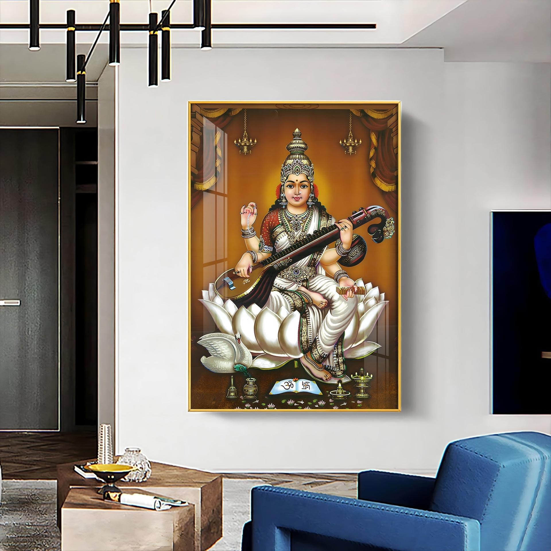 The Goddess's Embrace Premium Vertical Acrylic Wall Art - Image 18