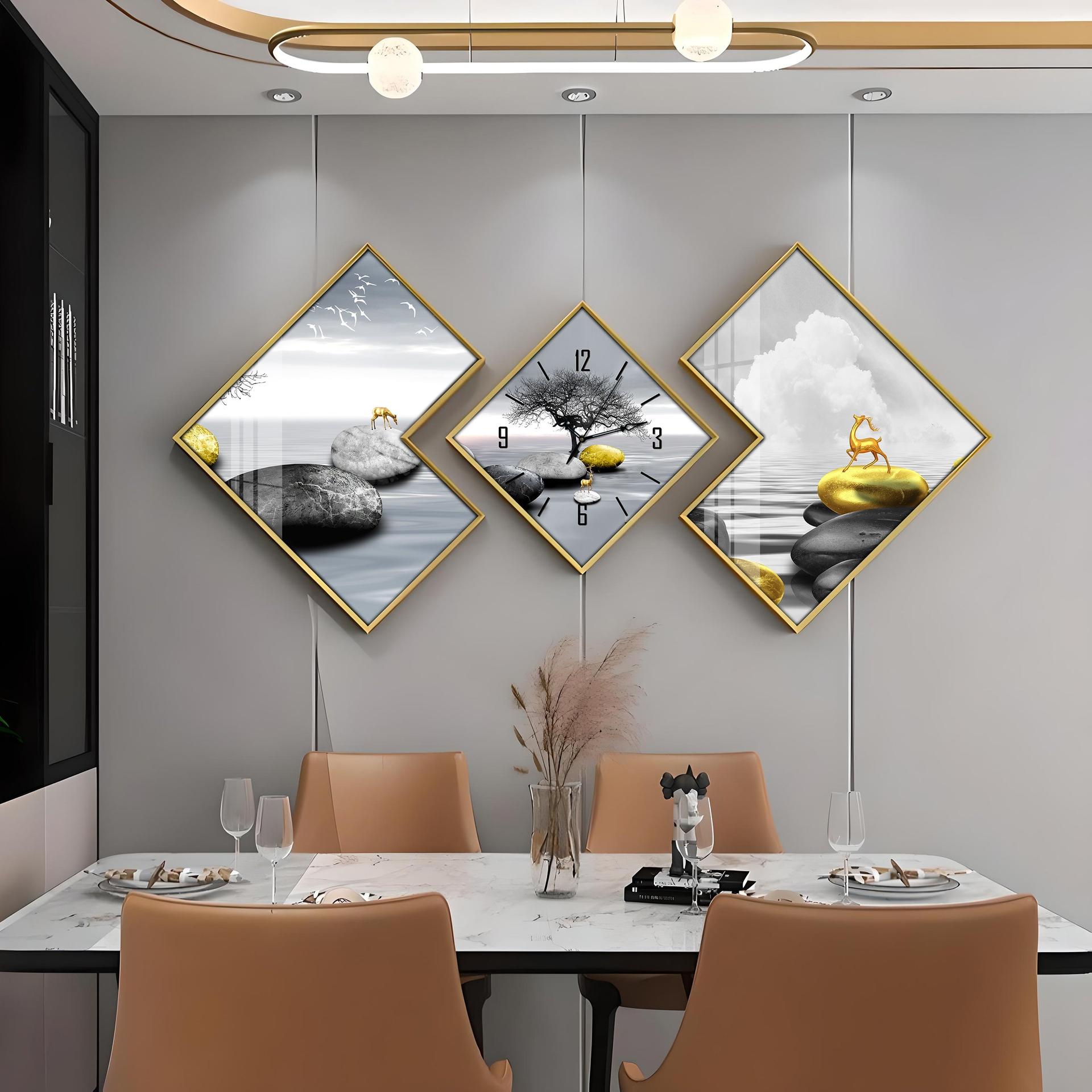 Magical Stones Premium Acrylic Wall Clock - Image 6
