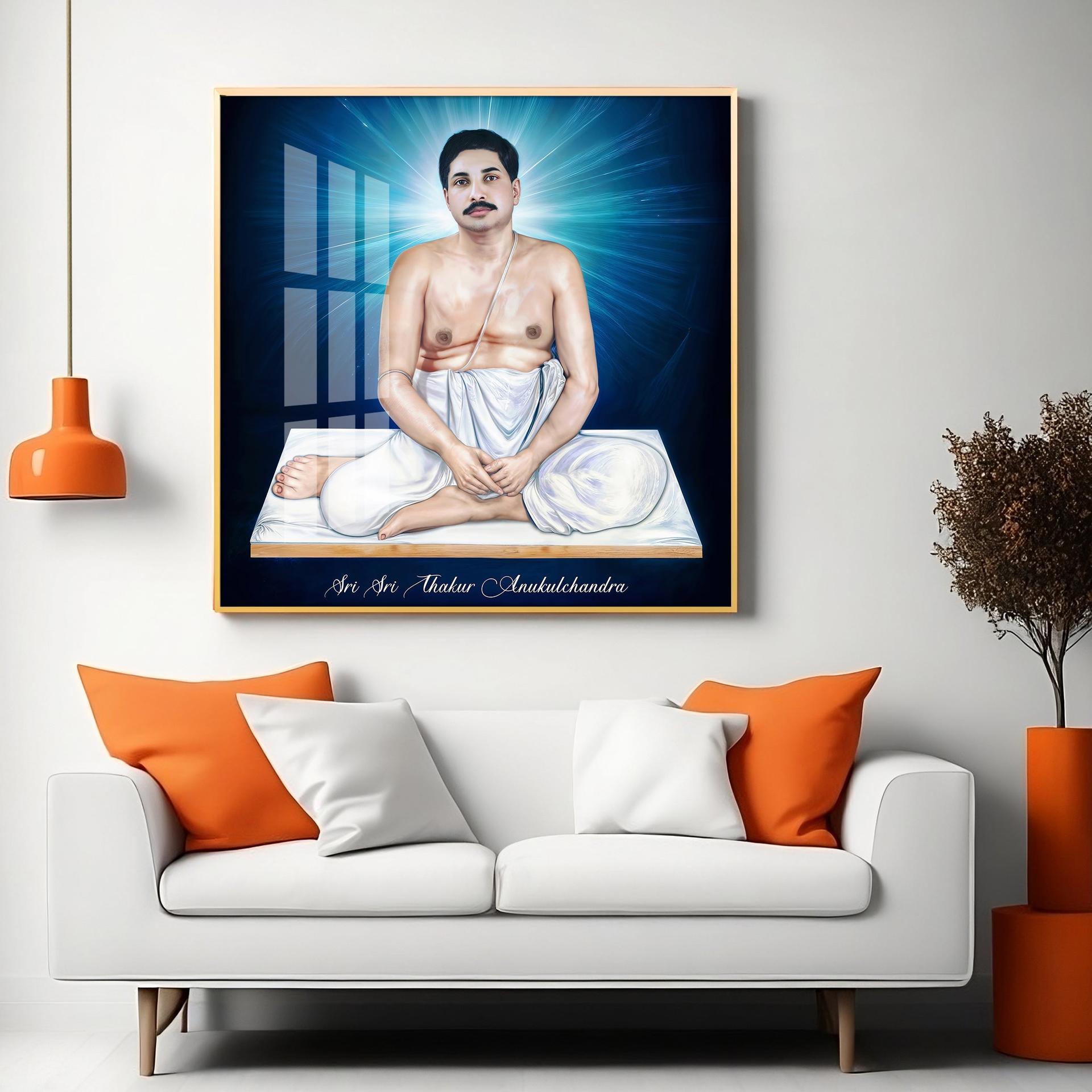 Sri Sri Thakur Anukulachandra Premium Acrylic Wall Art - Image 11