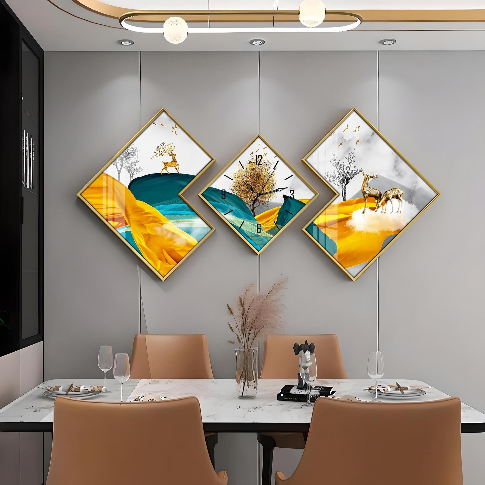 Mystical Deers Premium Acrylic Wall Clock - Image 6