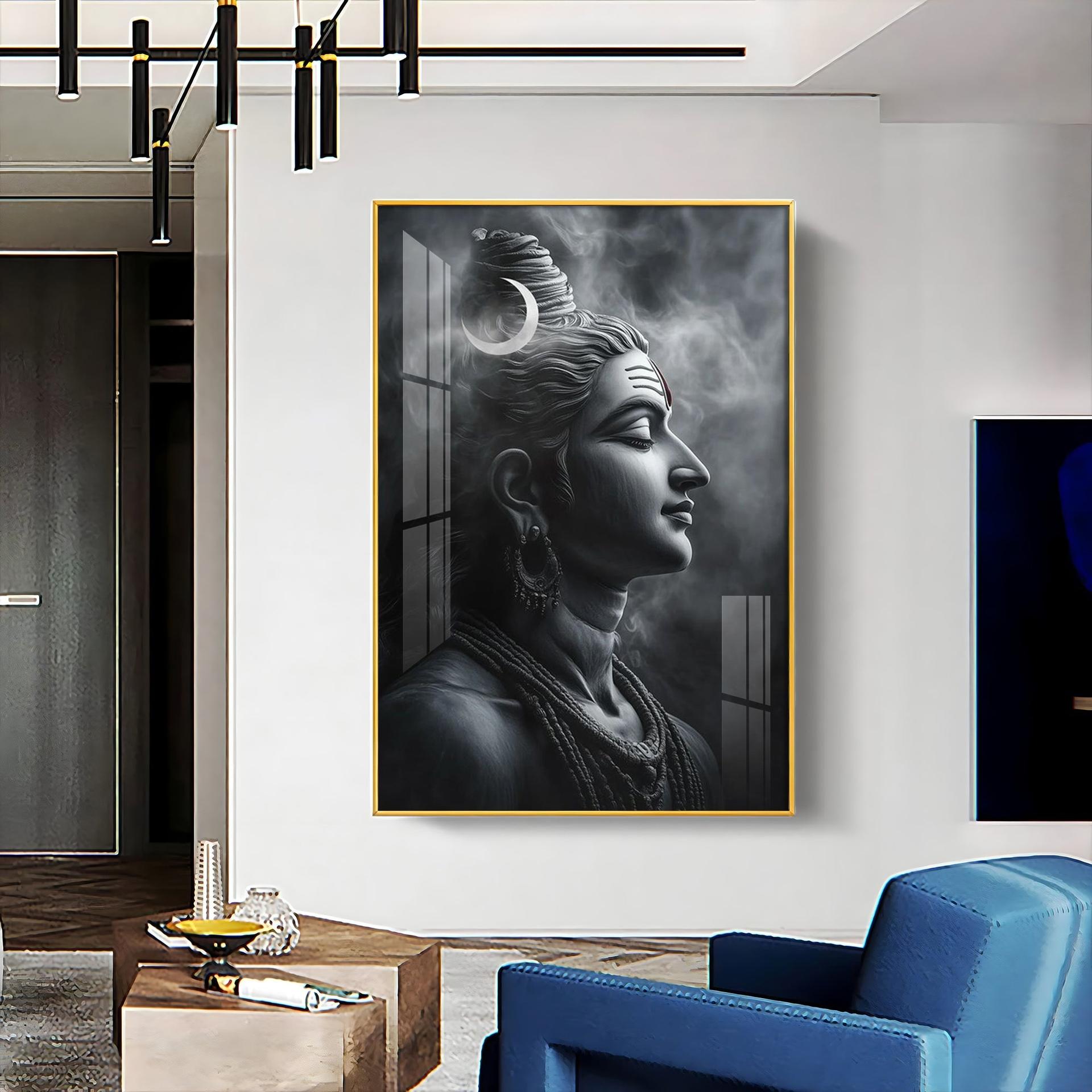 Lord Shiva Harmony Premium Acrylic Wall Art - Image 7