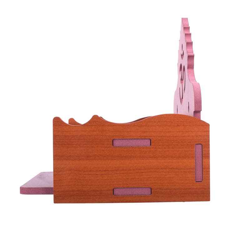 Wooden Small Temple Mandir Pooja Ghar For Home And Office Wall Hanging Beautiful Om Home Temple - Image 5