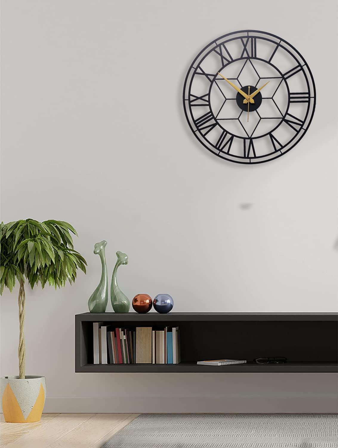 Star Roman Metal Wall Clock - Image 3