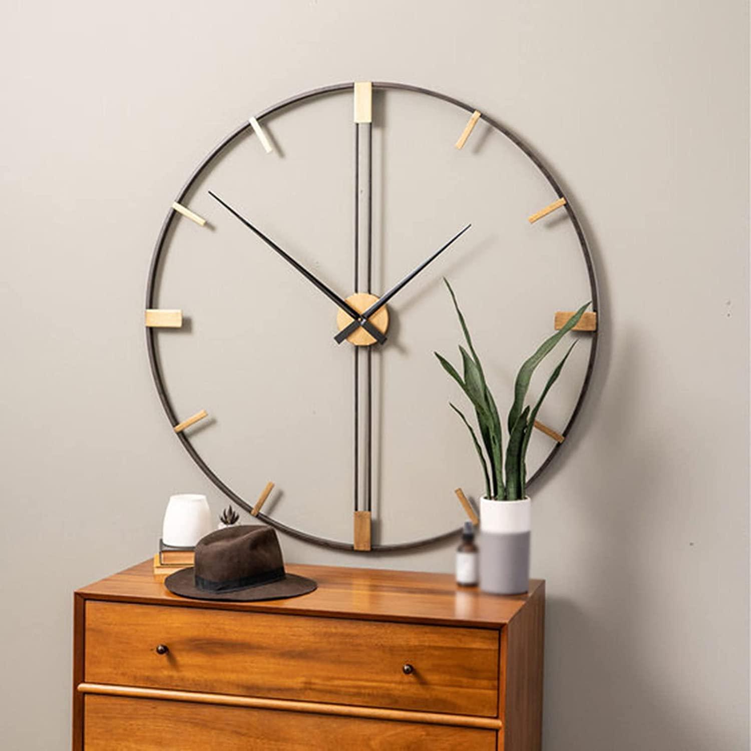 Minimal Metal Wall Clock