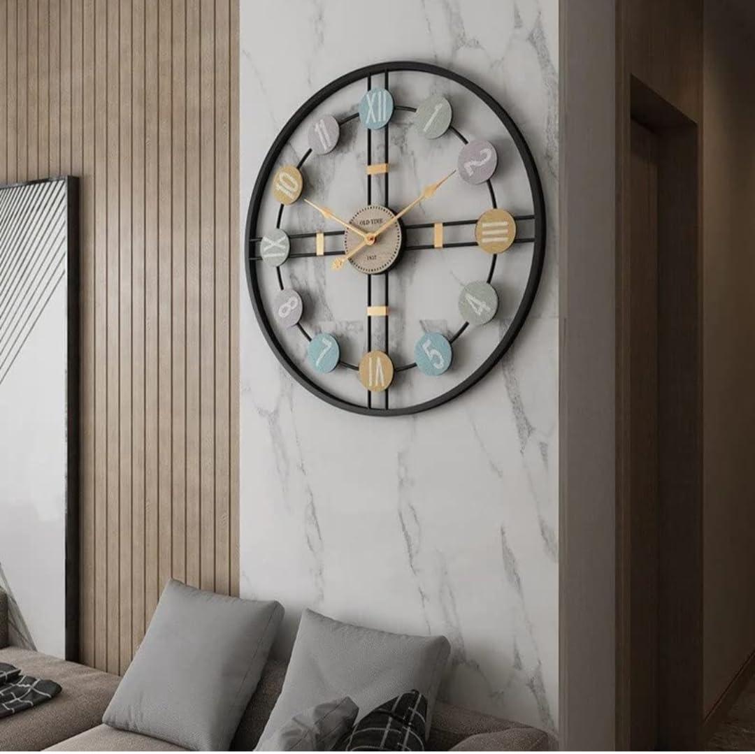 Vintage Metal Clock