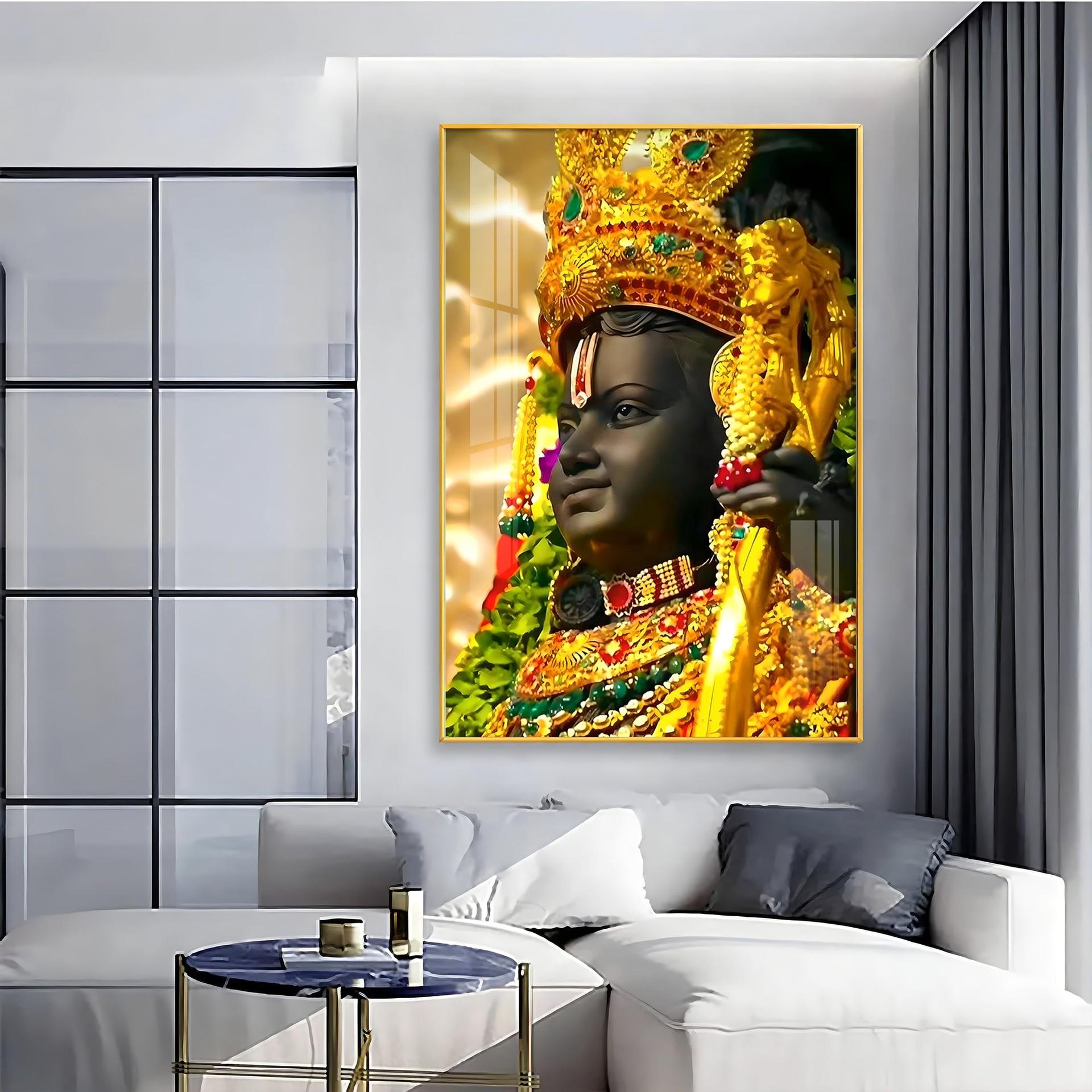 Ayodhya Darshan Premium Acrylic Vertical Wall Art - Image 2