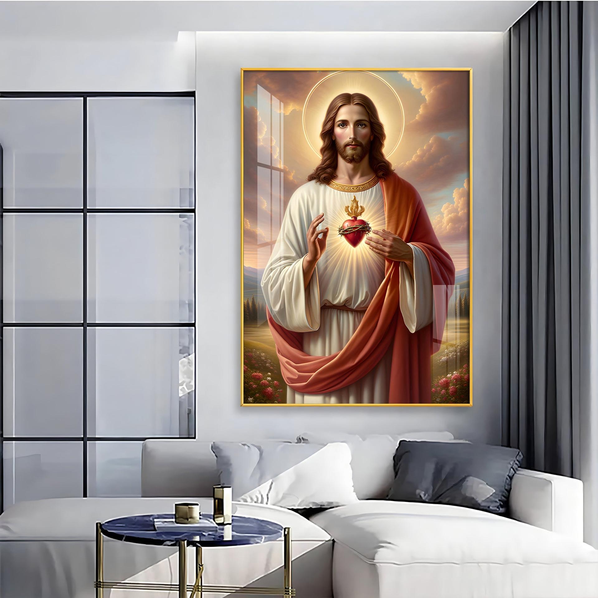 Emblem Of Divine Love Premium Acrylic Vertical Wall Art - Image 4
