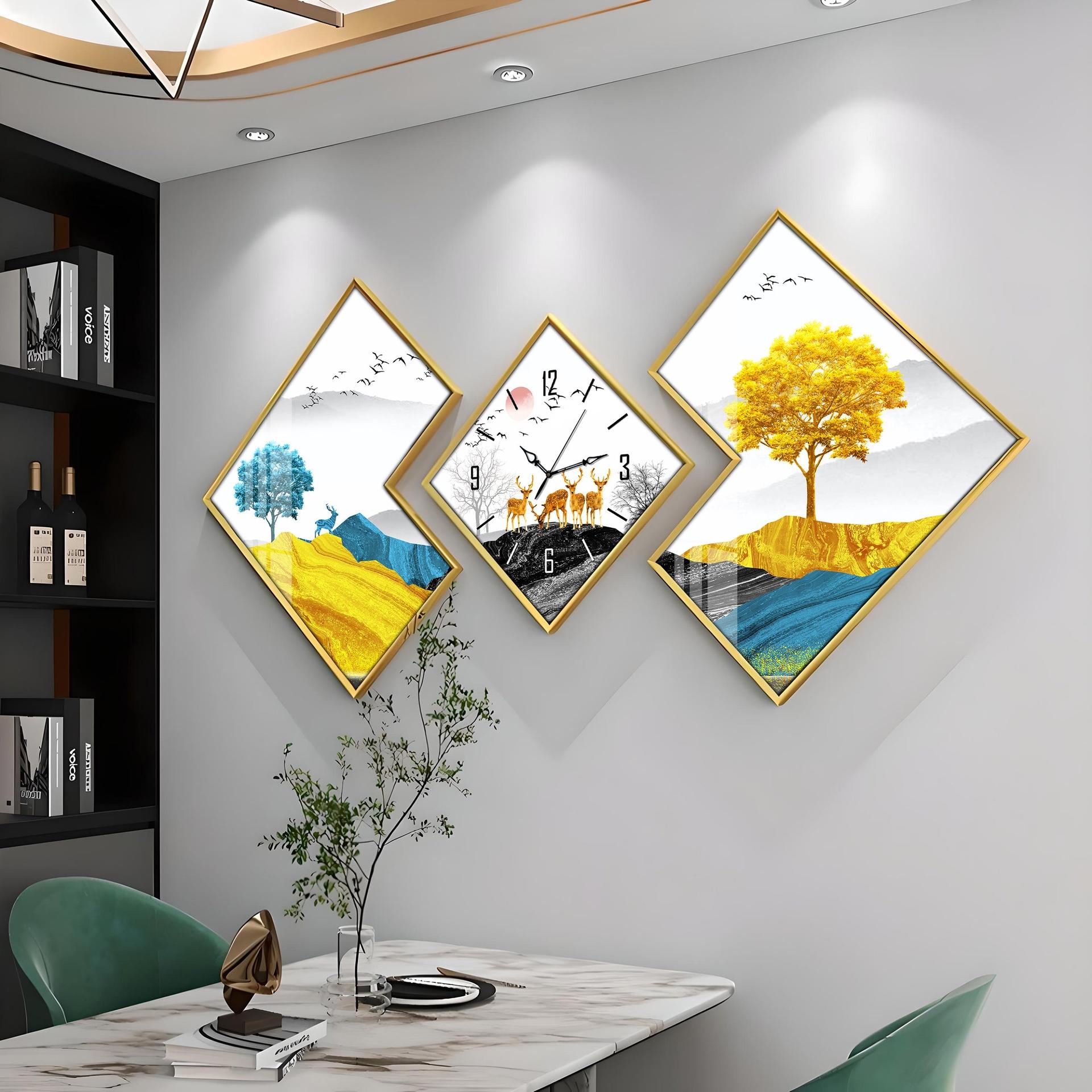 Forest Landscape Premium Acrylic Wall Clock - Image 6