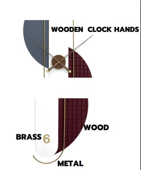 Designs Modern Handmade Metal Wall Clock For Home Décor - Image 4