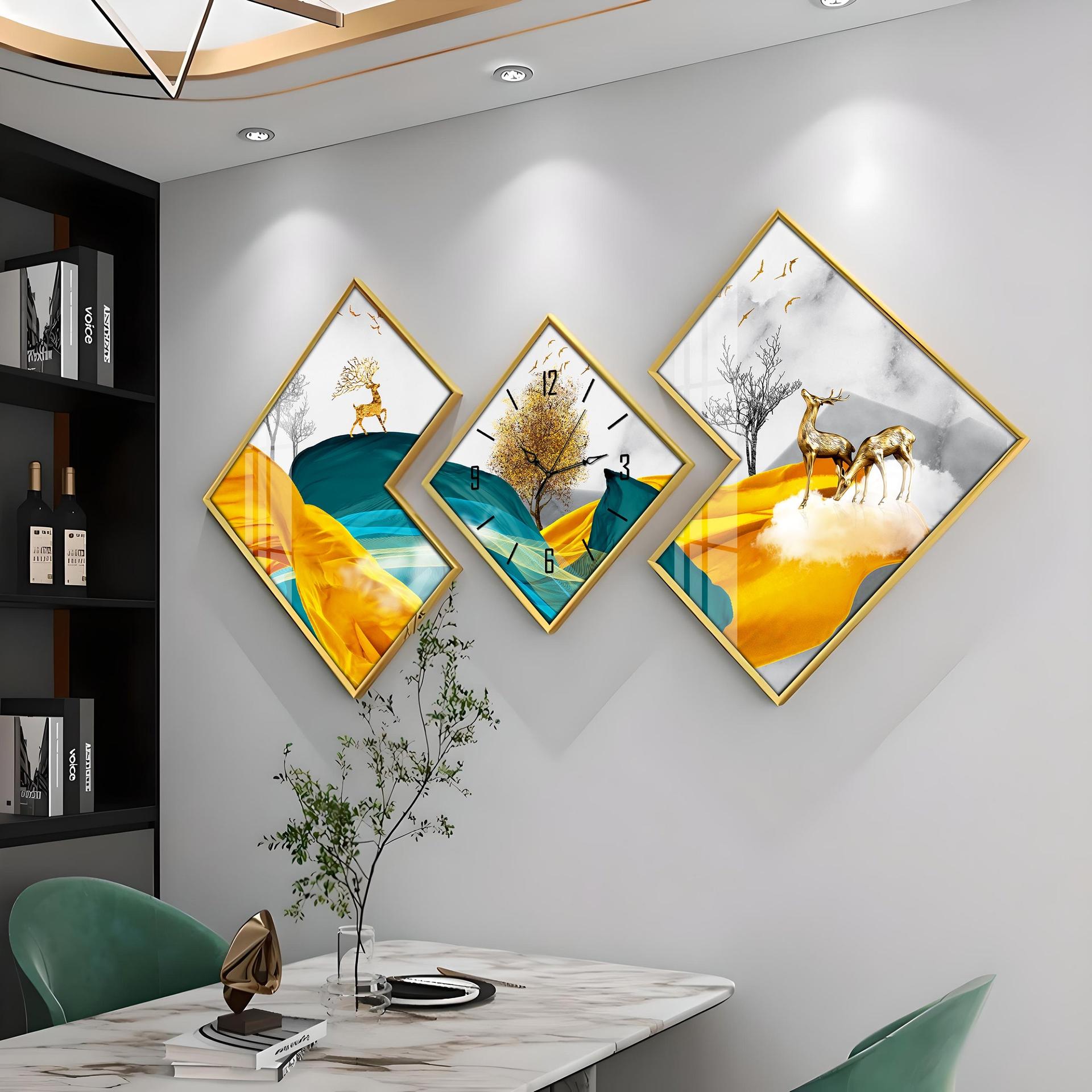 Mystical Deers Premium Acrylic Wall Clock - Image 10