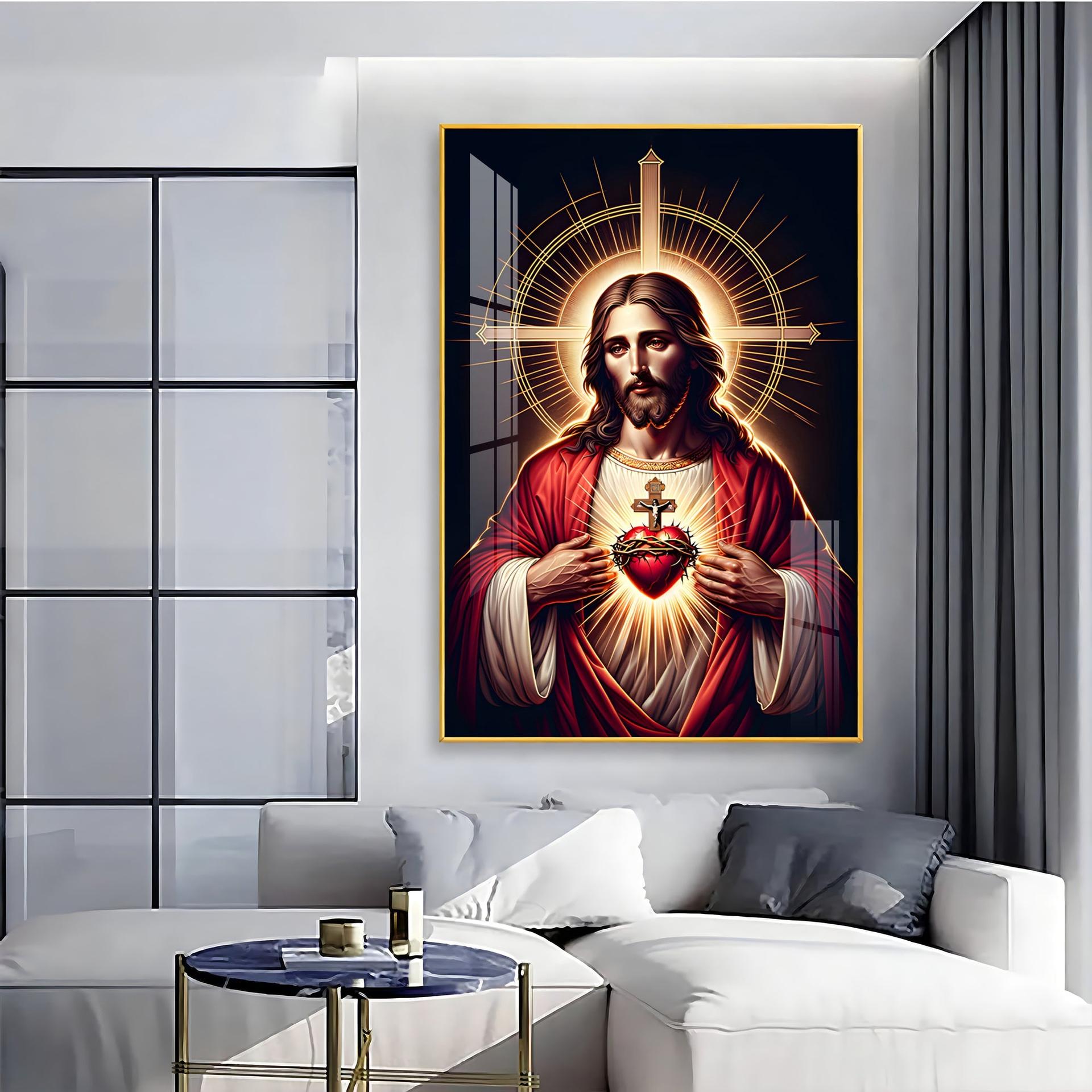 Canvas Of Christ's Love Premium Acrylic Vertical Wall Art - Image 16
