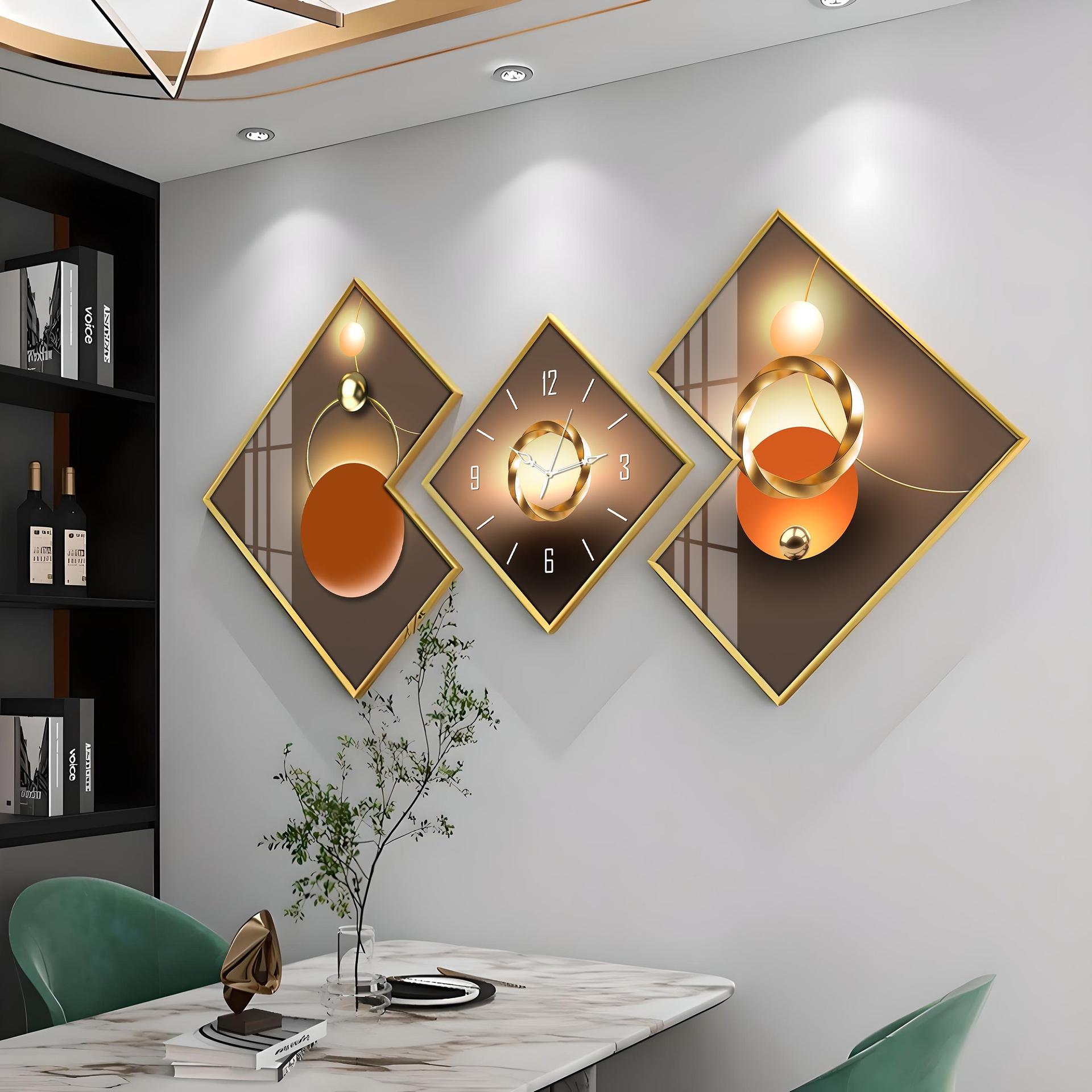 Illuminating Rings Premium Acrylic Wall Clock - Image 11