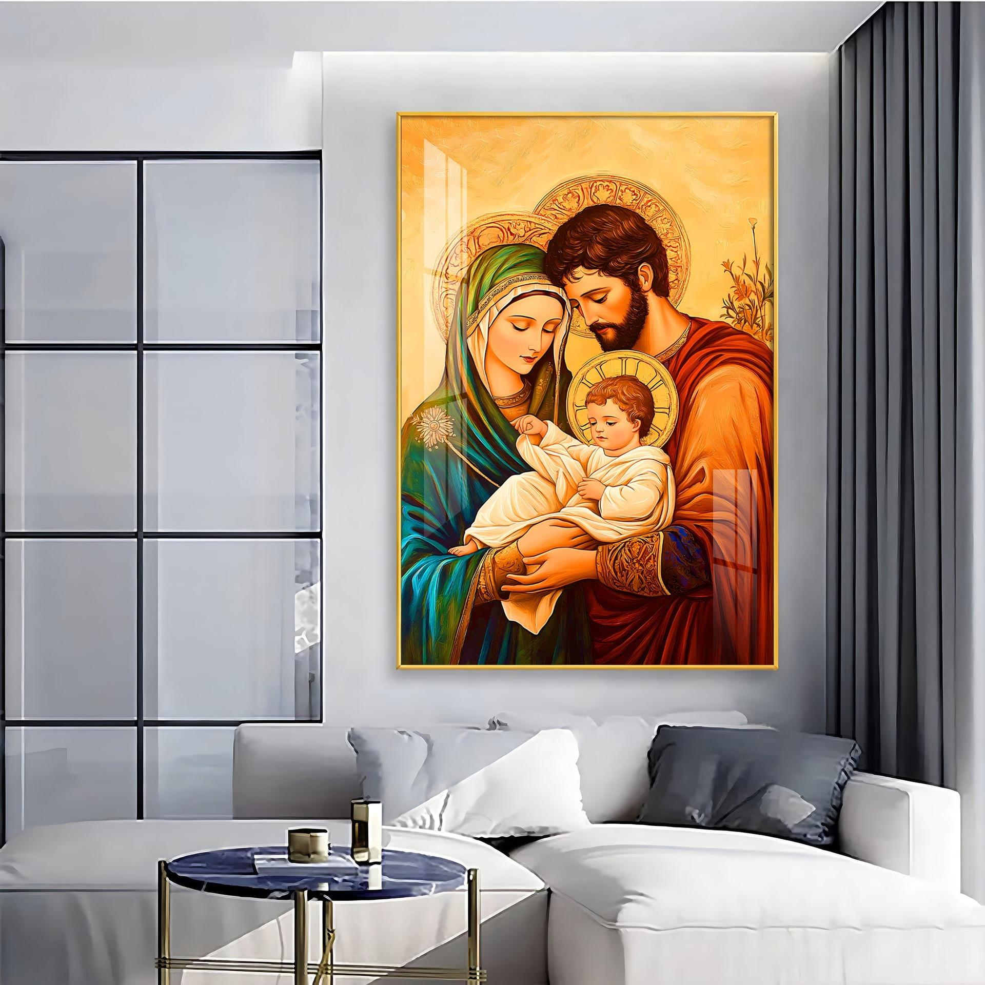Holy Family Premium Acrylic Vertical Wall Art - Image 4