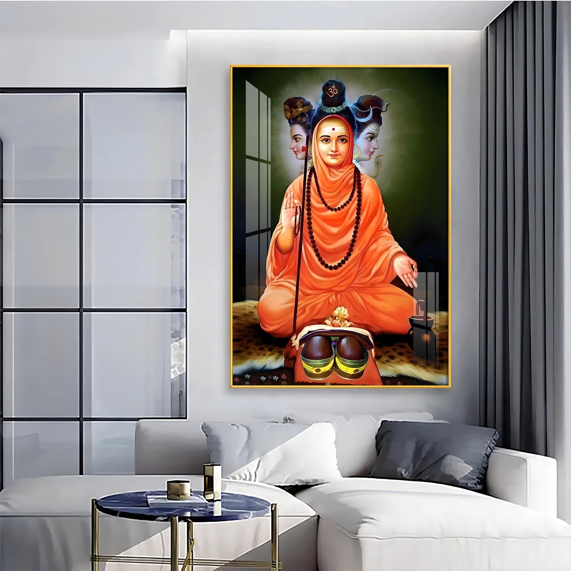 Portrait Of Divine Authority Premium Vertical Acrylic Wall Art - Image 7