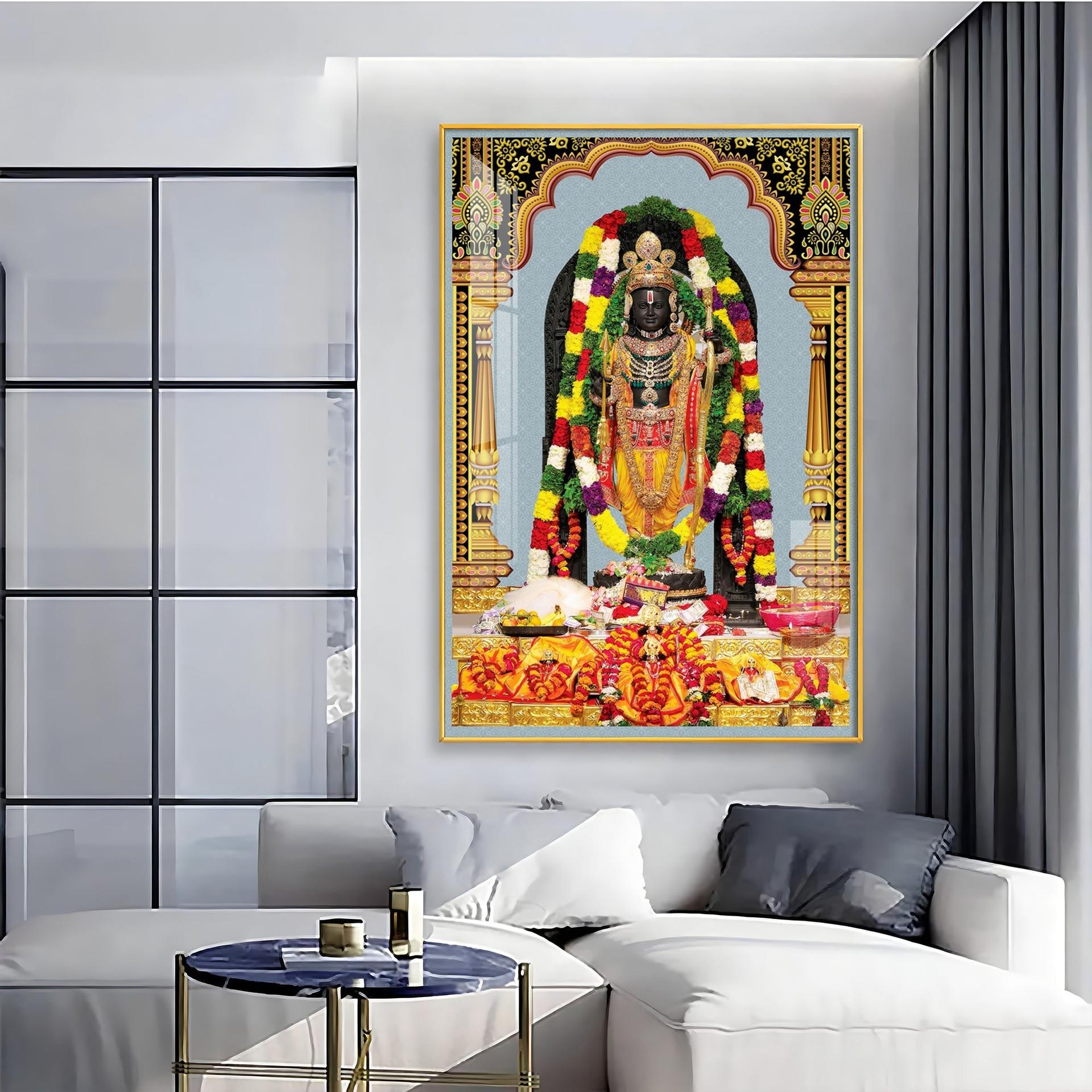 Divine Blossom Rama Premium Acrylic Vertical Wall Art - Image 16