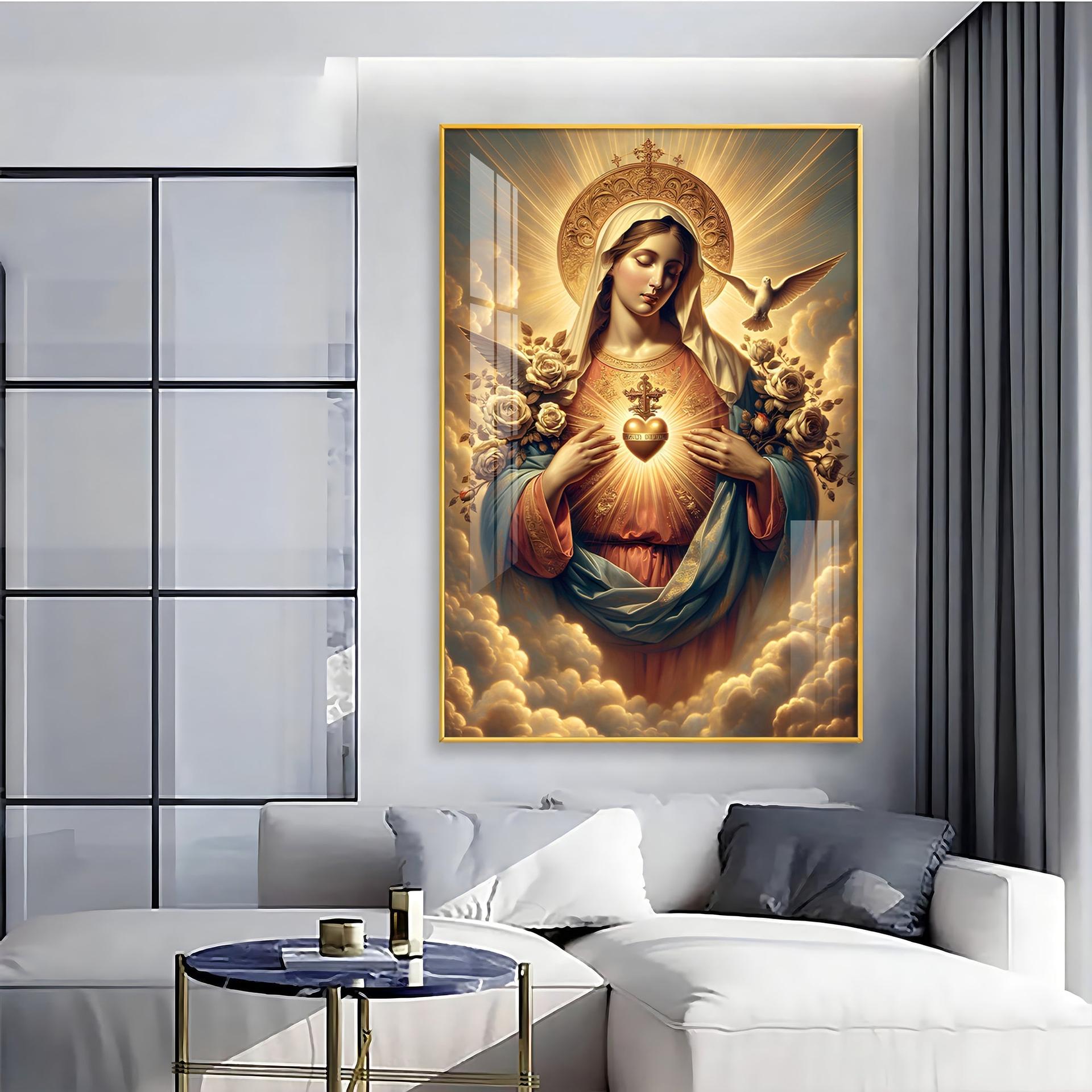 Angelic Harmony Premium Acrylic Vertical Wall Art - Image 16