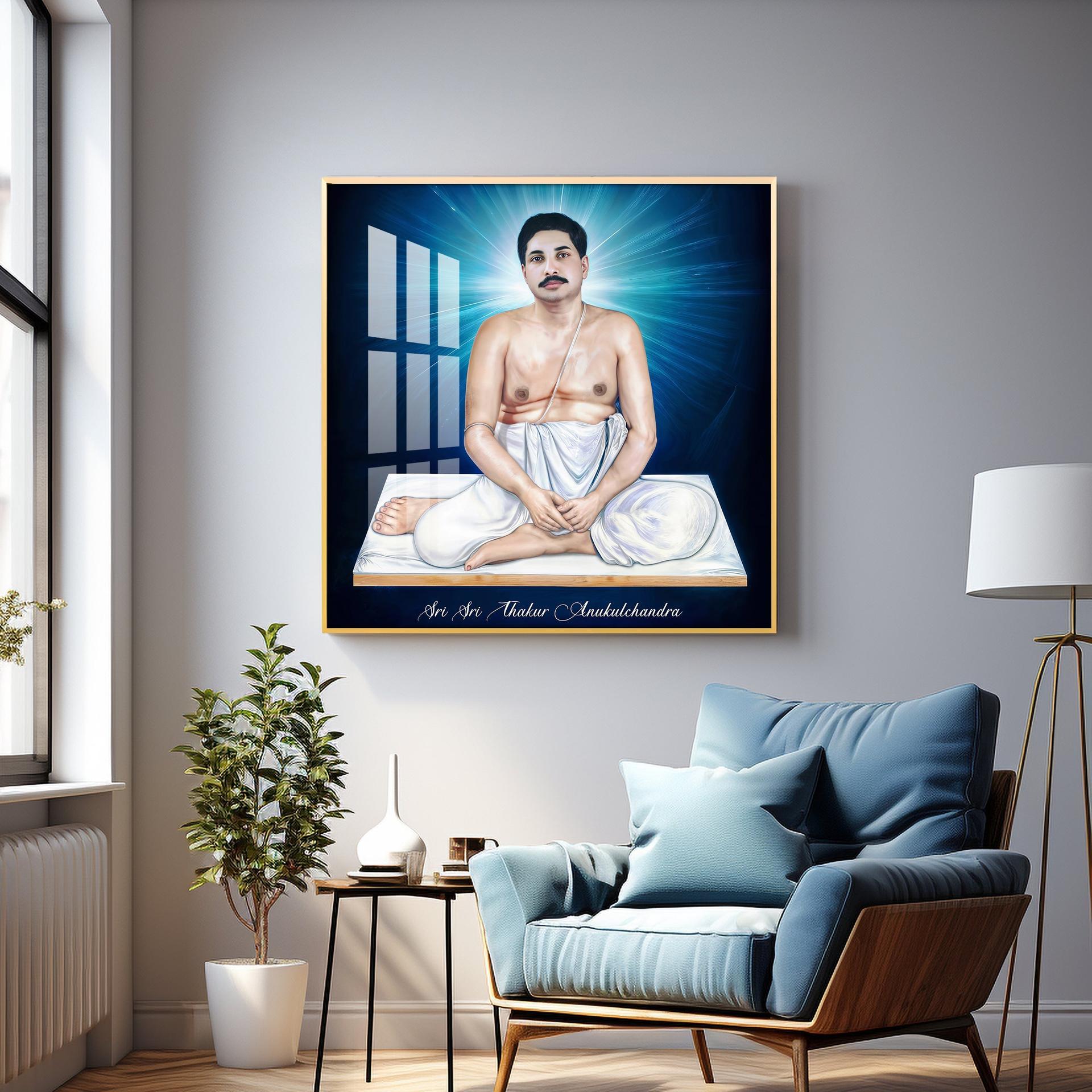 Sri Sri Thakur Anukulachandra Premium Acrylic Wall Art - Image 12