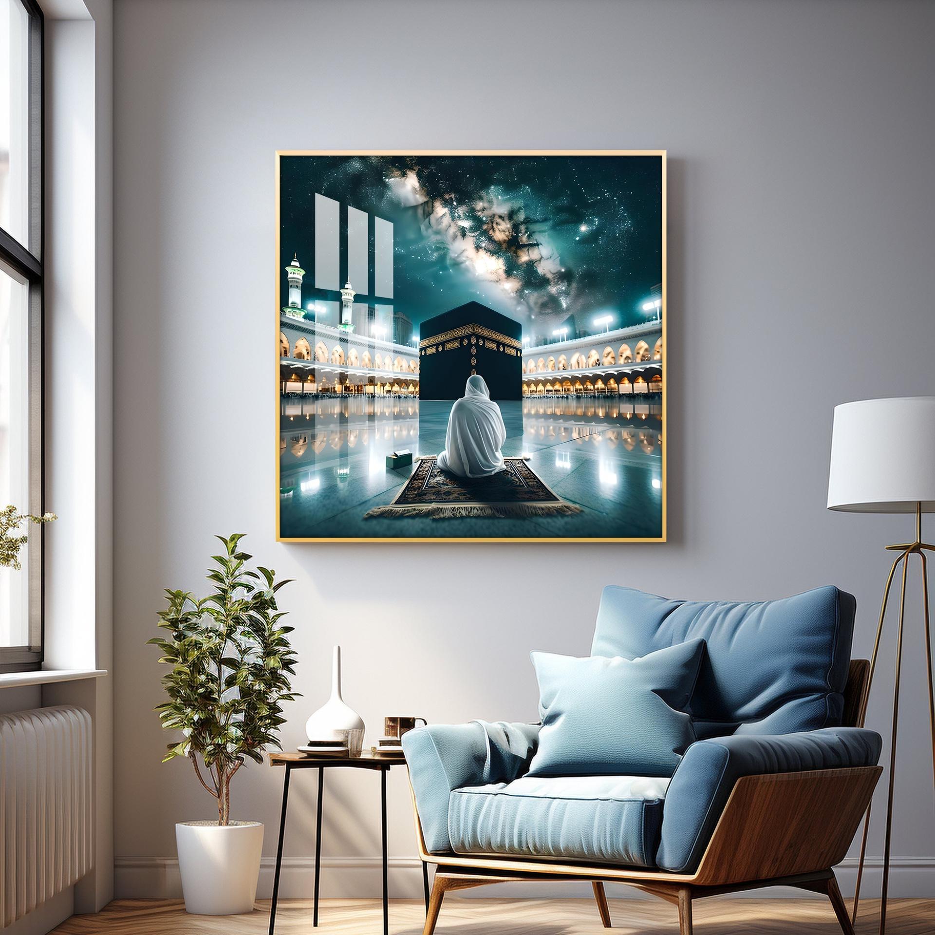 Kaaba Mecca Premium Acrylic Square Wall Art - Image 6