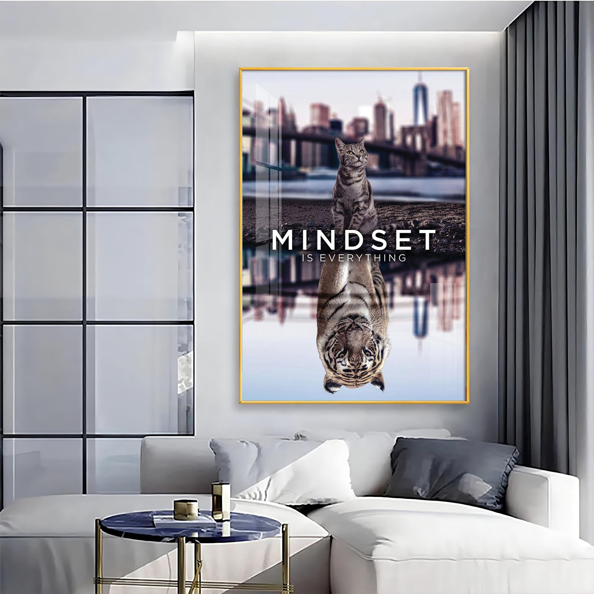 Mindset Is Everything Premium Acrylic Vertical Wall Art - Image 5