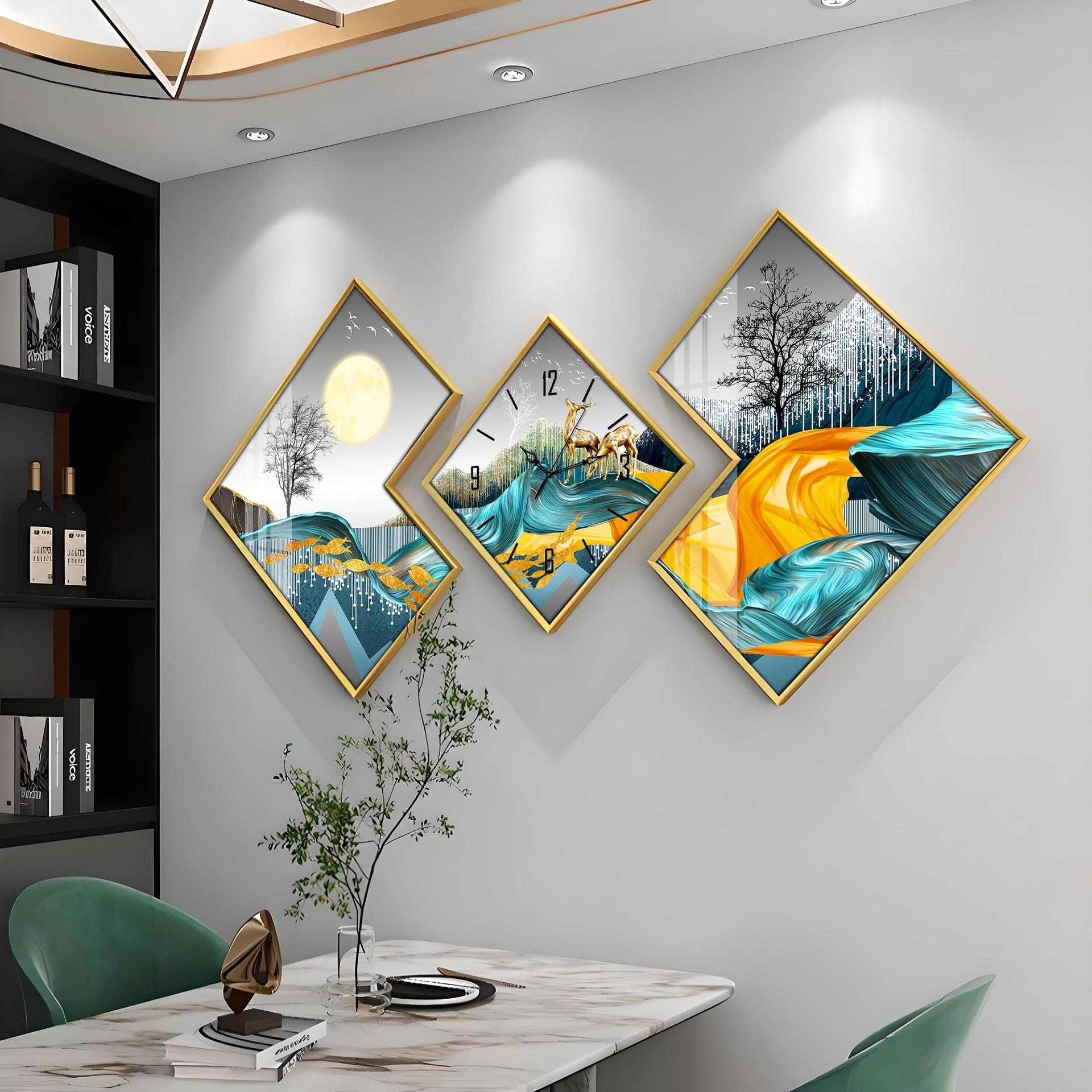 Full Moon Forest Premium Acrylic Wall Clock - Image 5