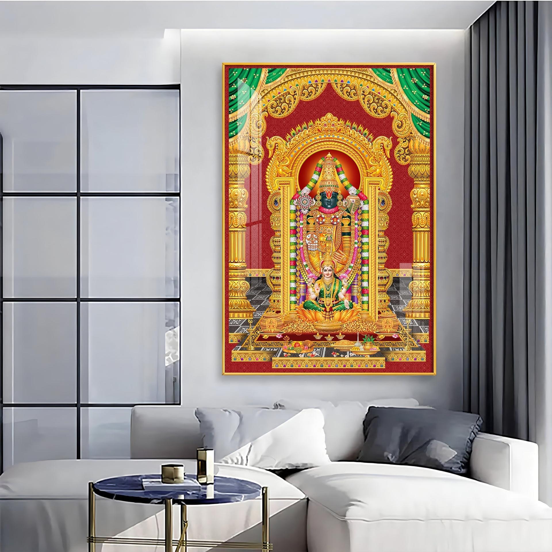 Lord Balaji Essence Premium Acrylic Vertical Wall Art - Image 6