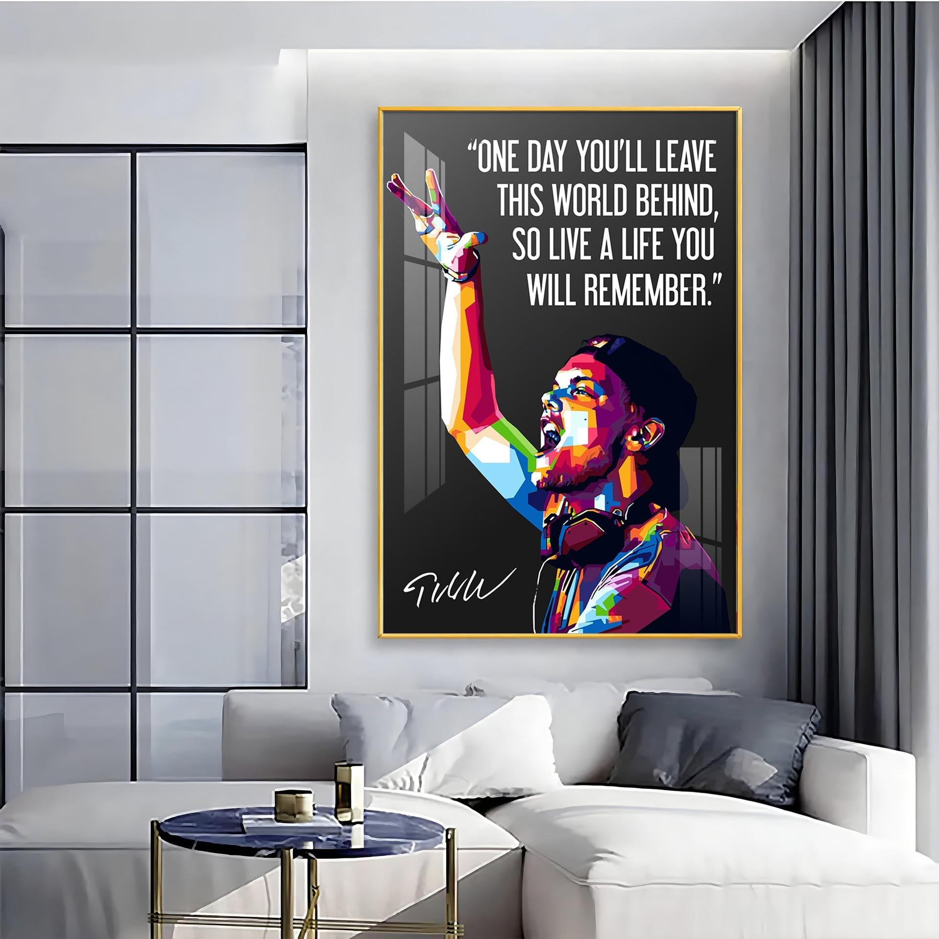 One Day You'll Leave This World Behind Premium Acrylic Vertical Wall Art - Image 5